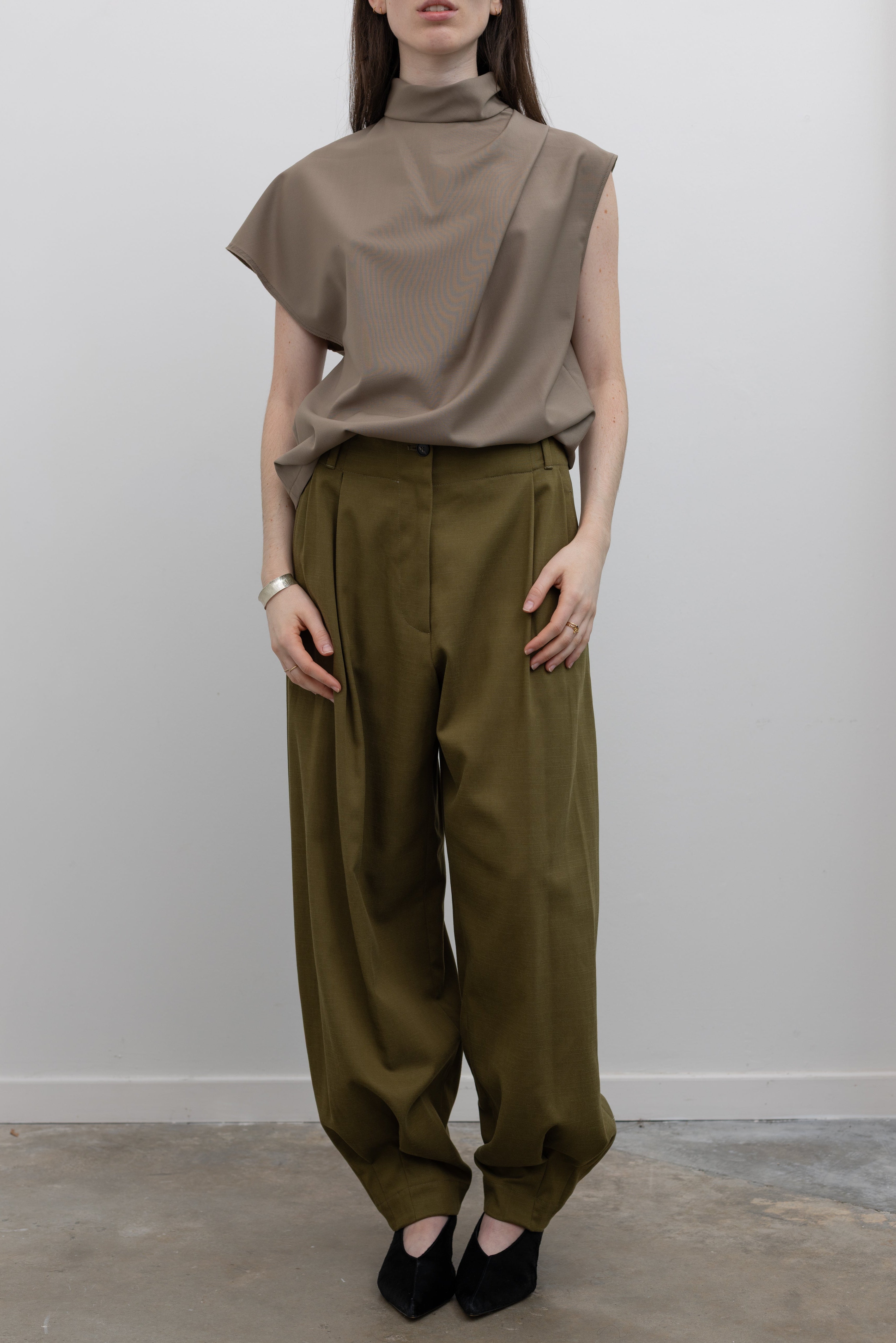Trevis Army Green Trousers
