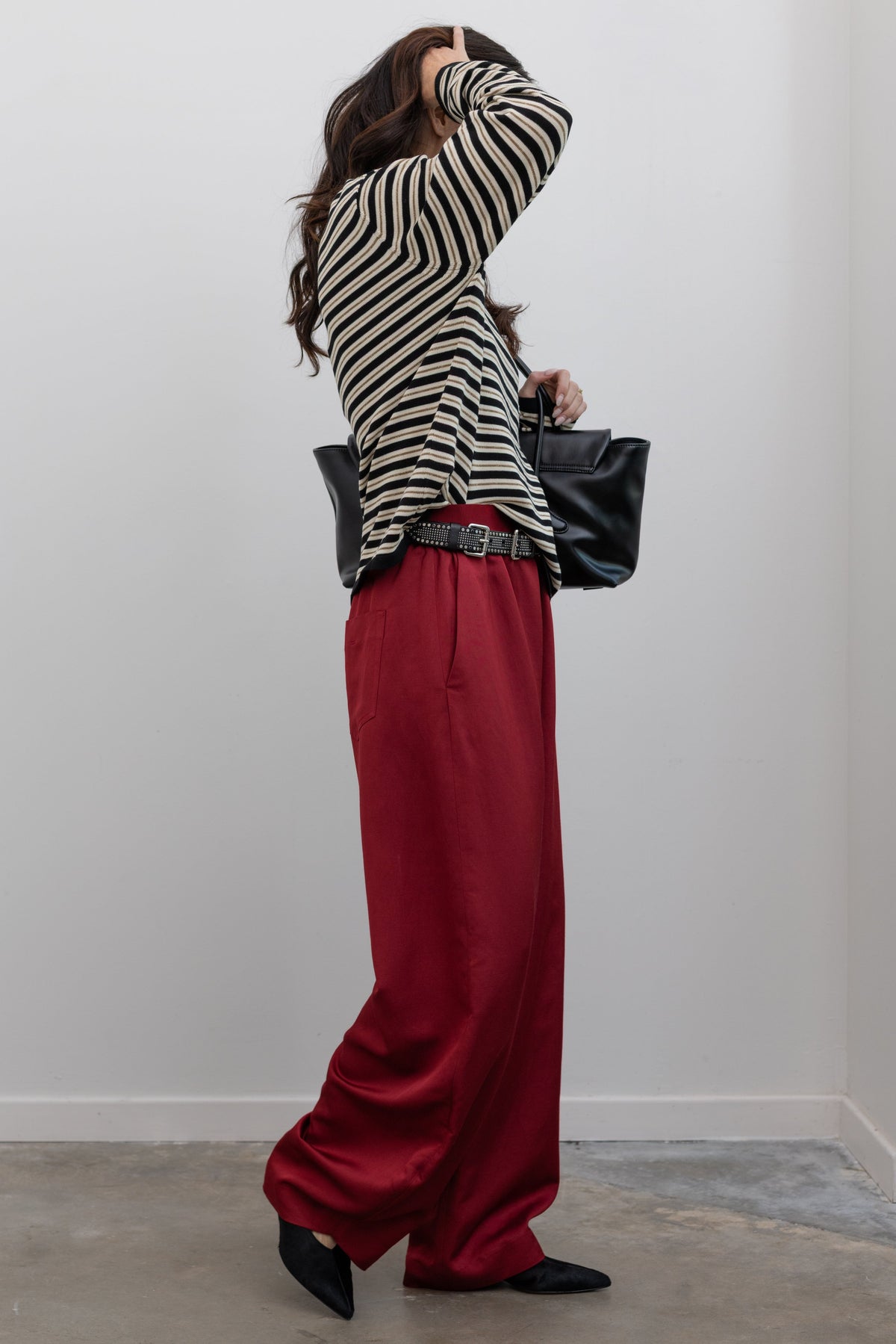 Quark Cherry Red Trousers