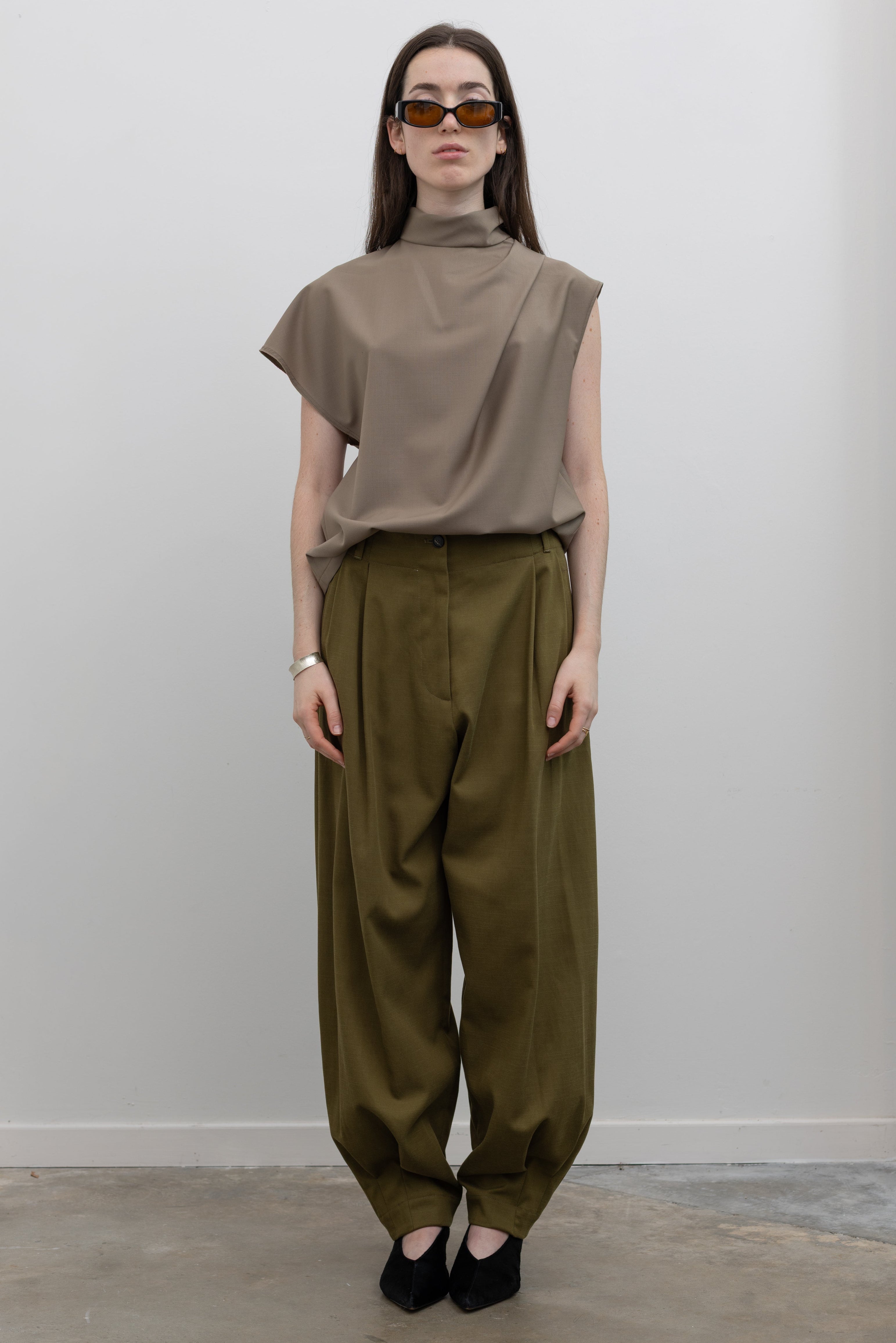 Trevis Army Green Trousers