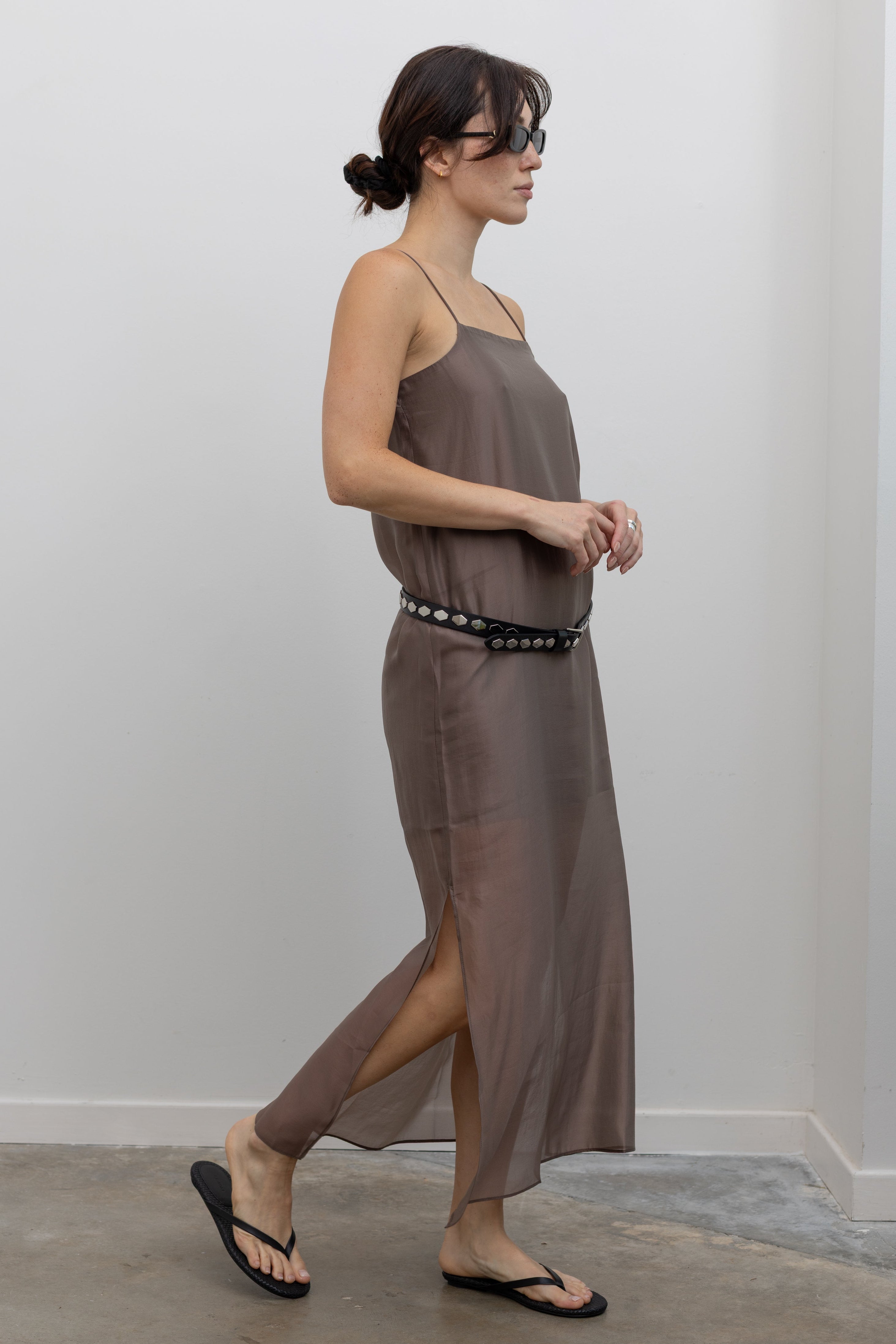 Quail Spaghetti Strap Maxi Dress