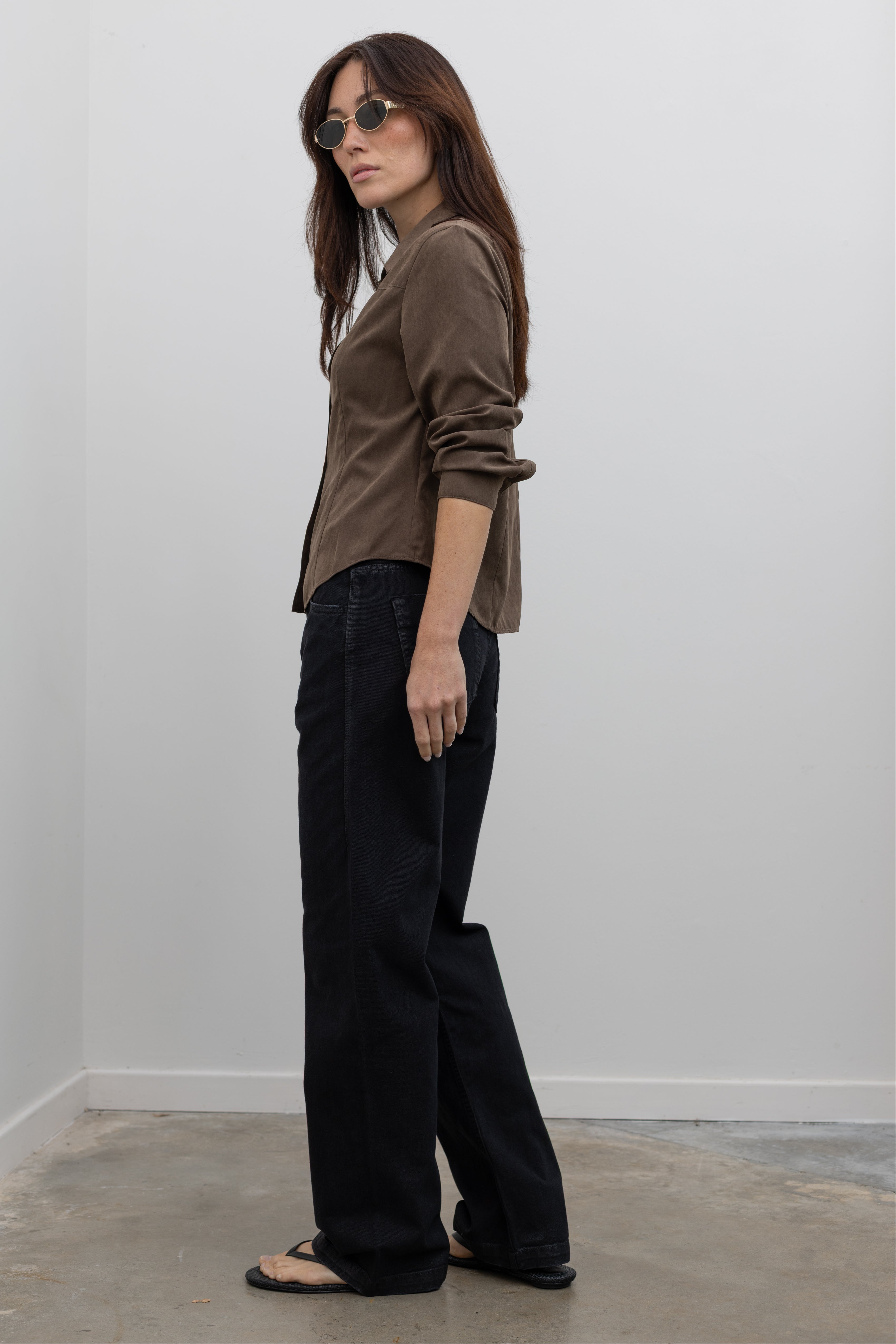 Black Classic Straight Fit Jeans