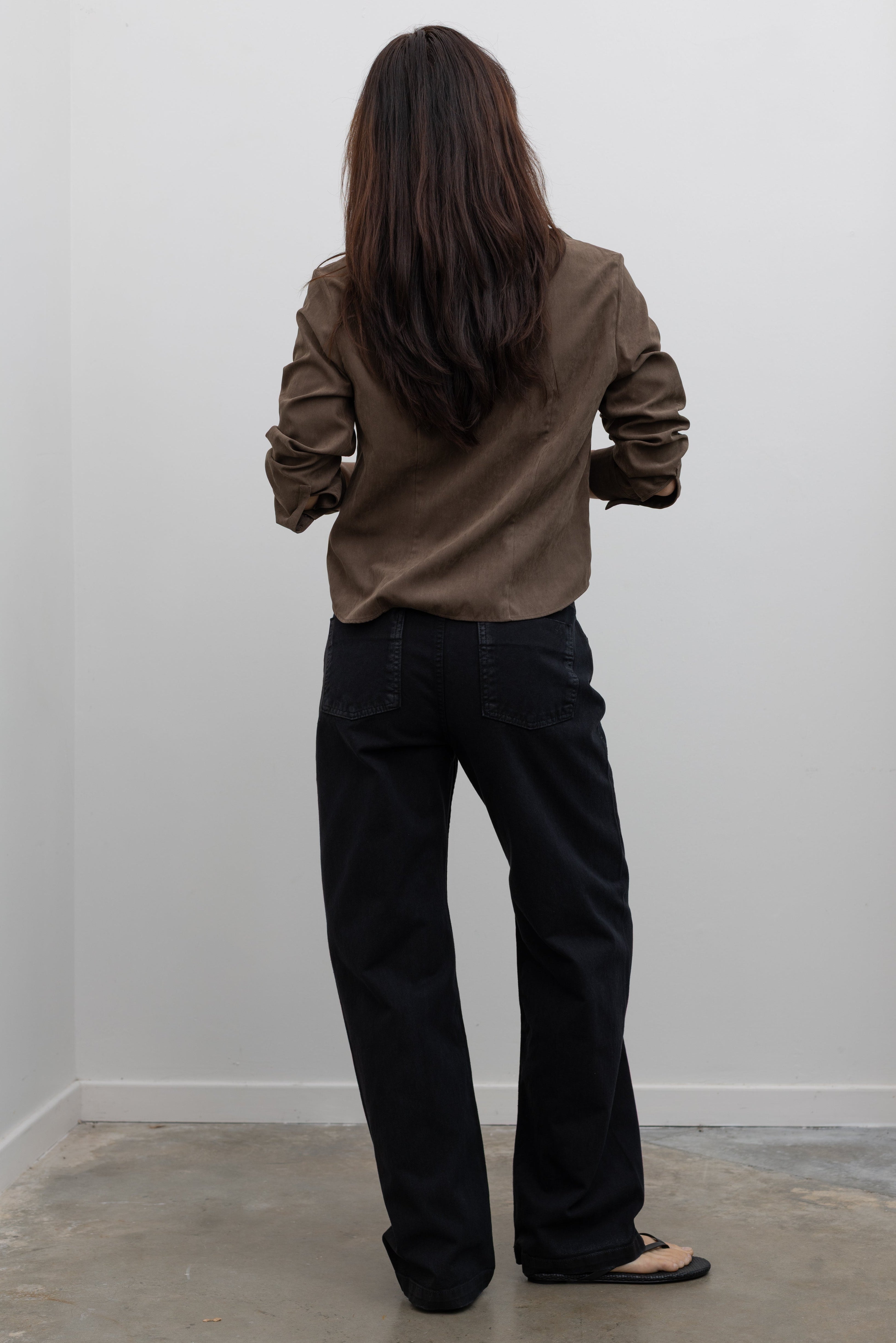 Black Classic Straight Fit Jeans