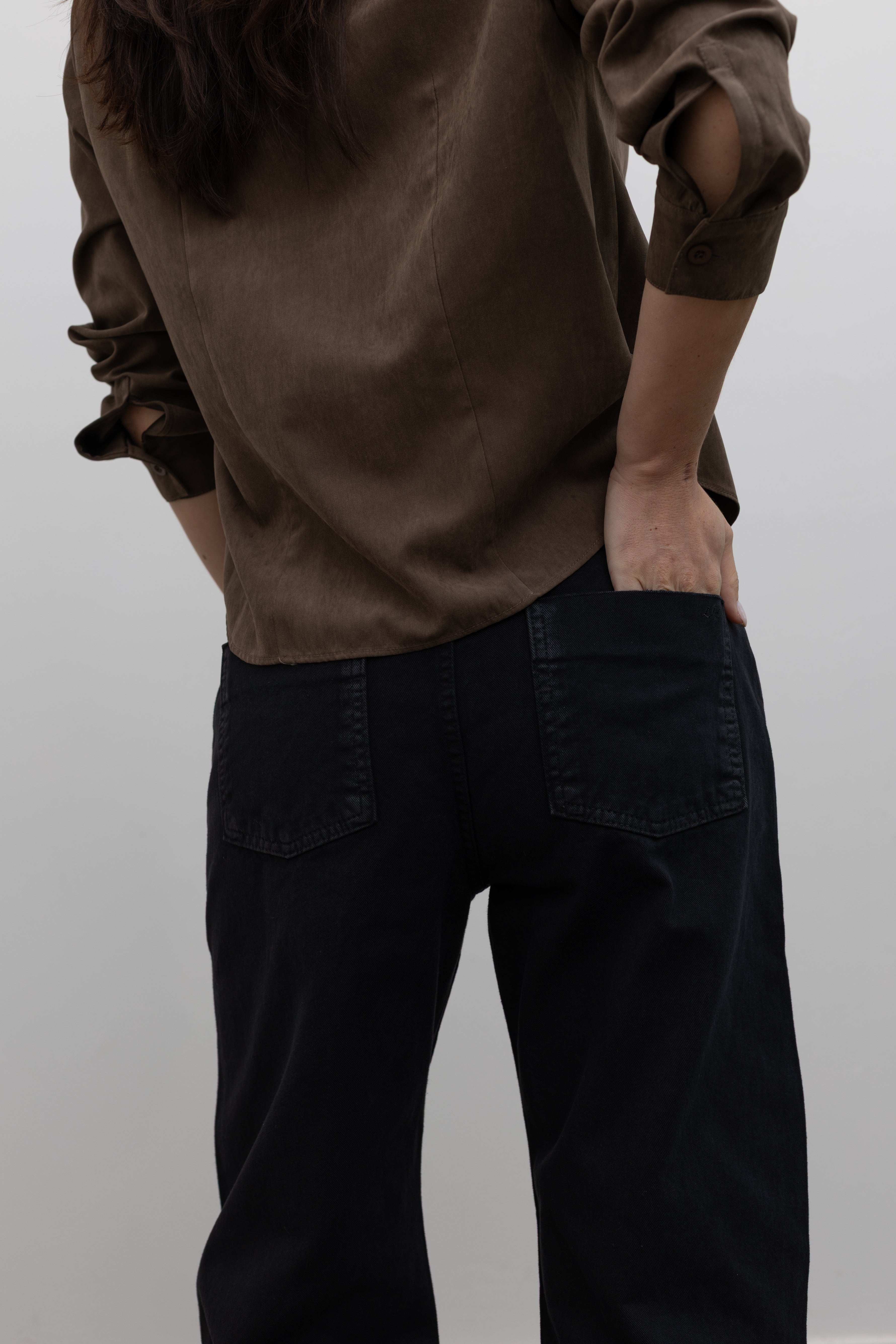 Black Classic Straight Fit Jeans