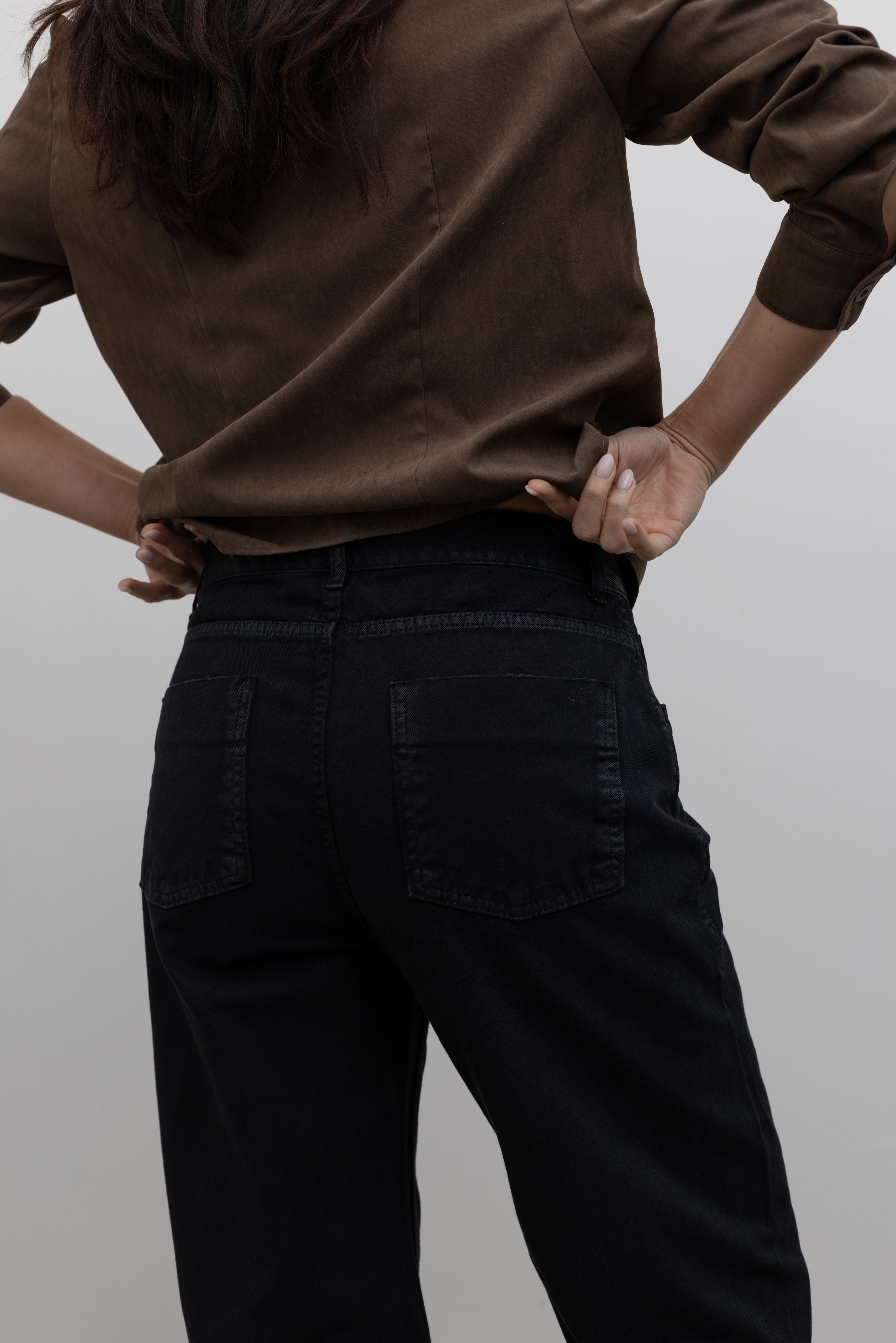 Black Classic Straight Fit Jeans