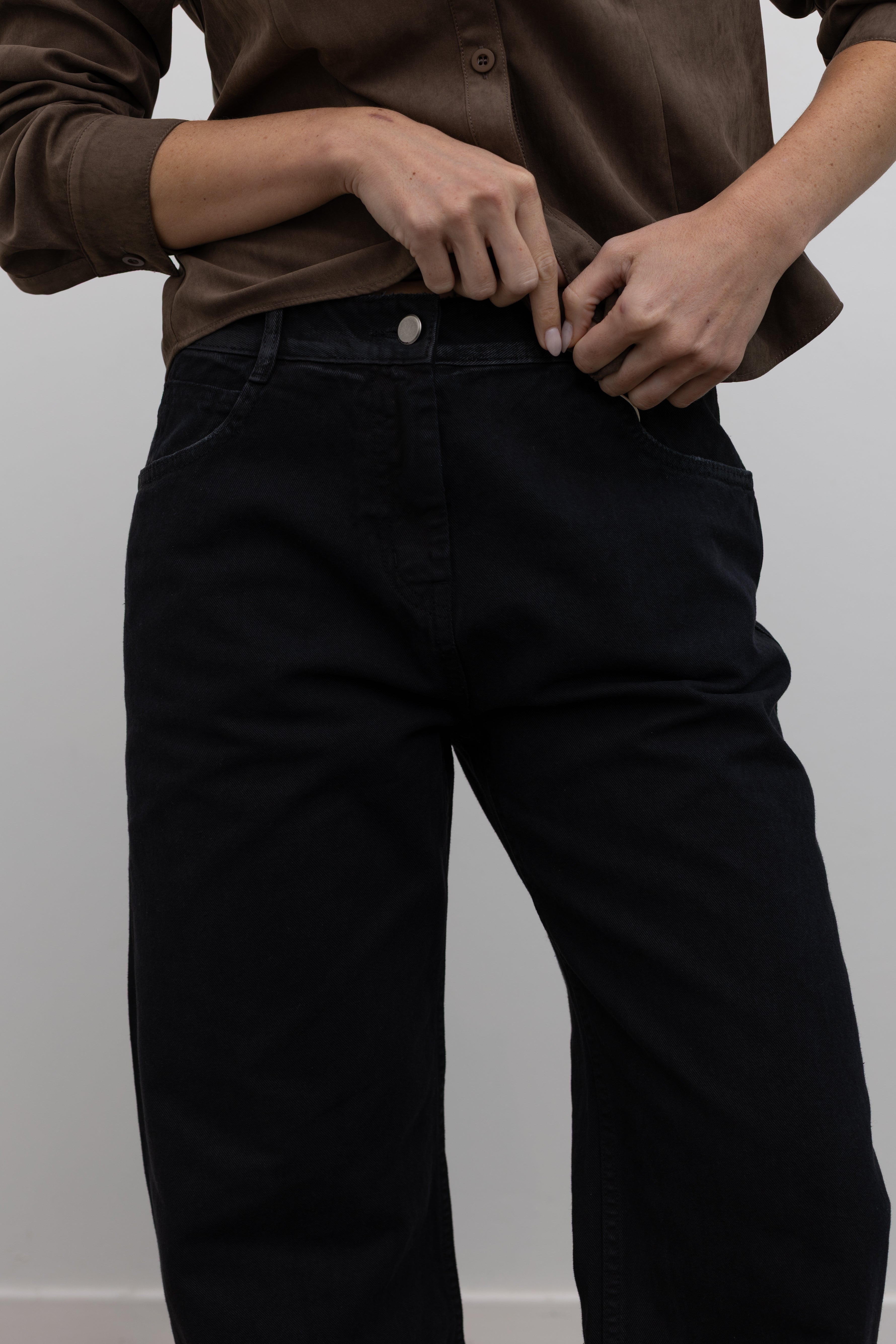 Black Classic Straight Fit Jeans