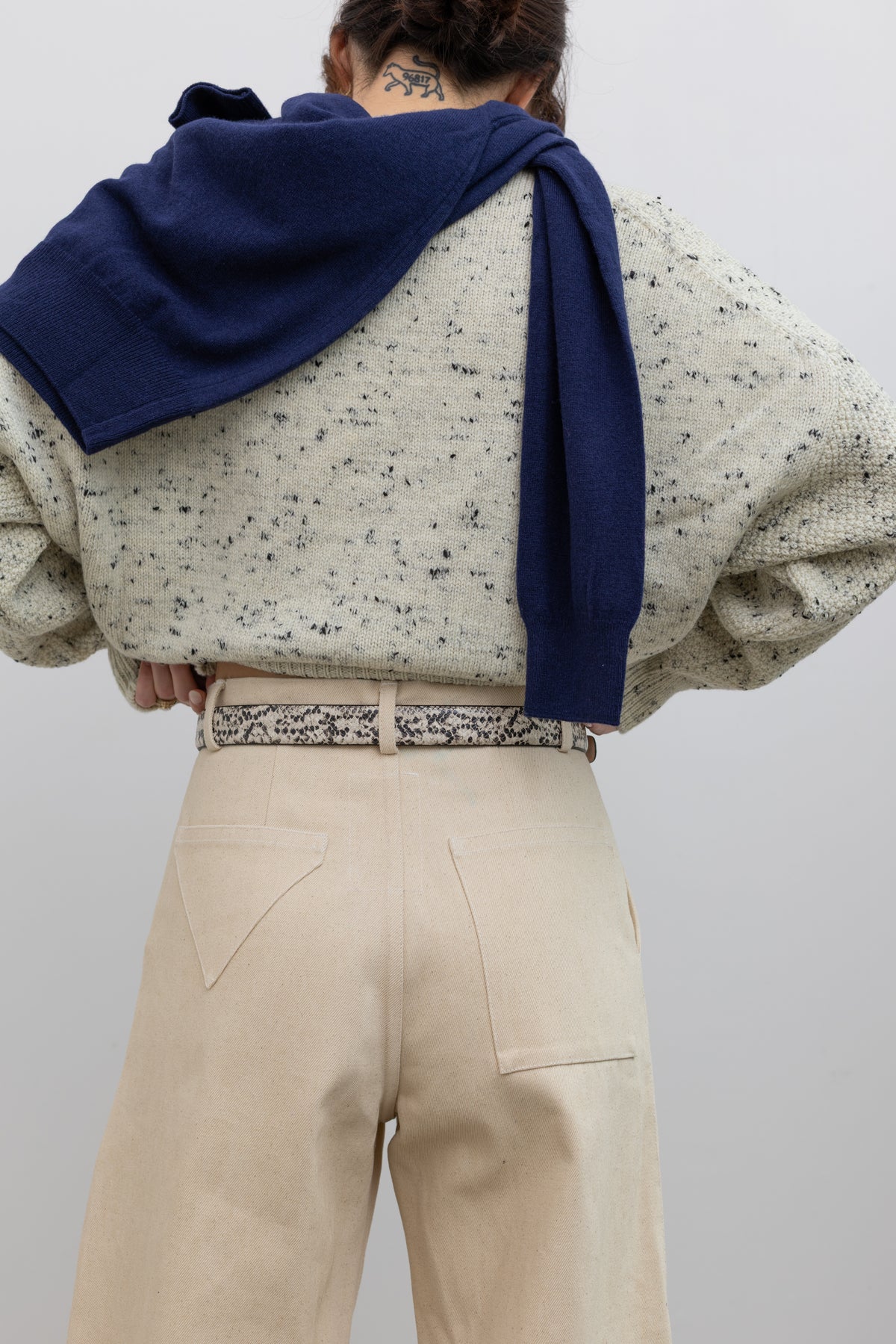 Dip Dyed Glacier Wide Leg Jeans