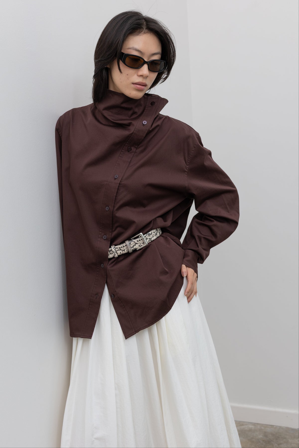Cream Snake Classic Belt