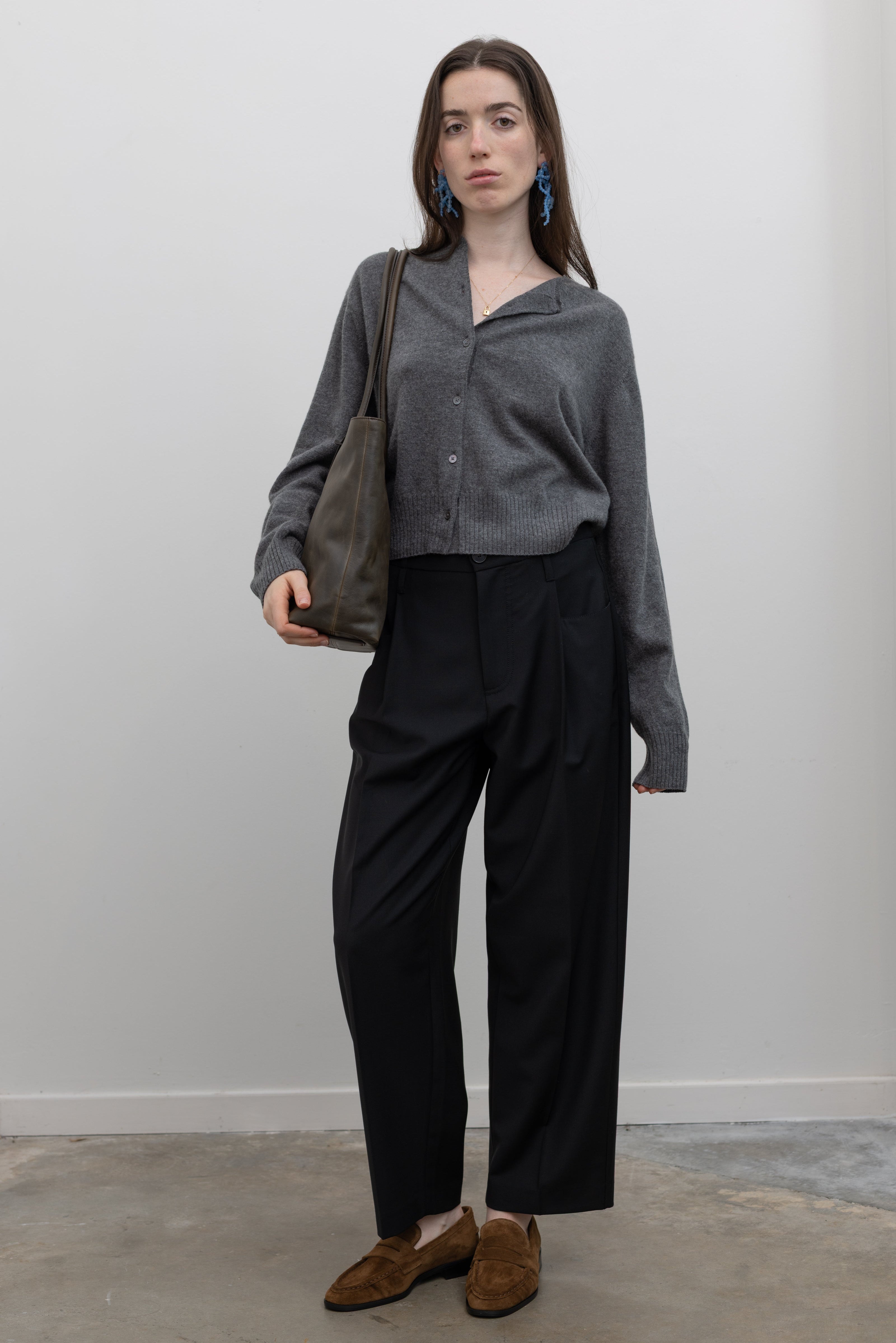 Haricot Dark Brown Bag