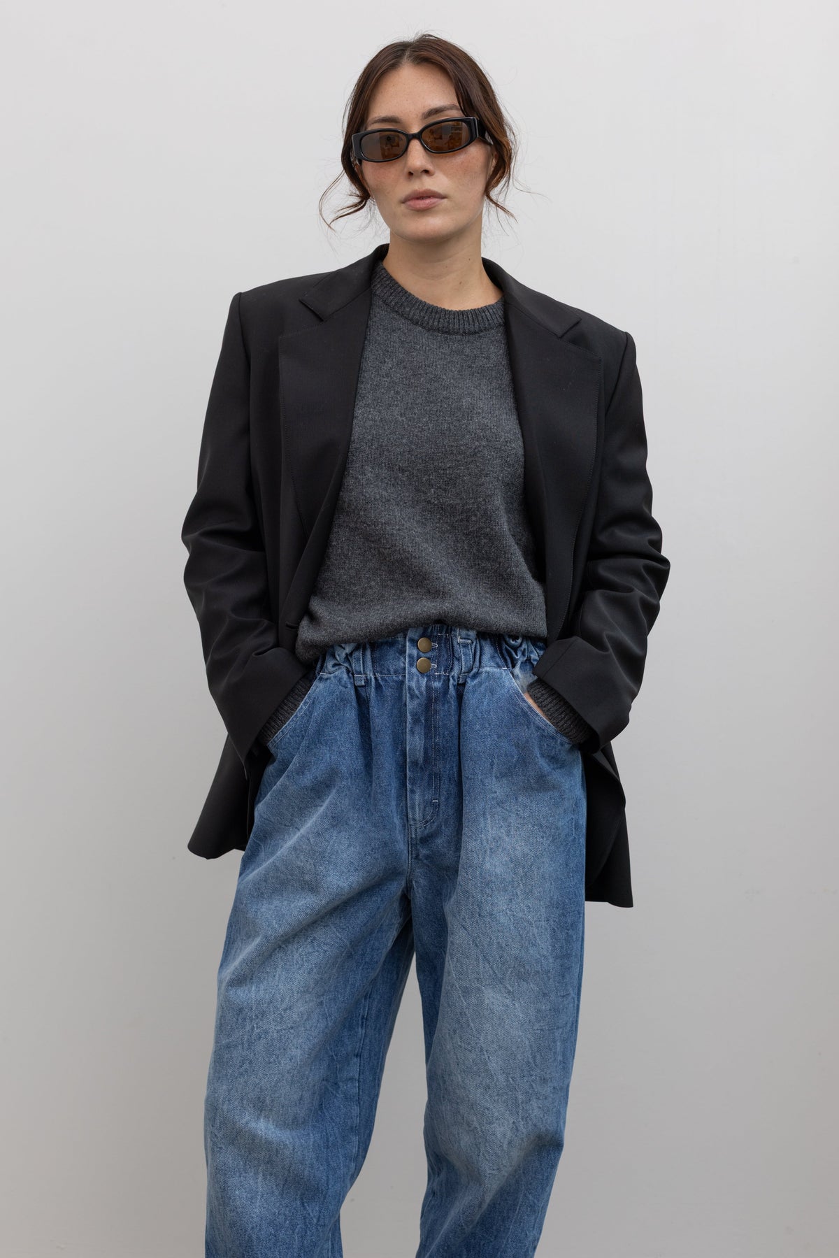 Stonewash Baggy Jeans