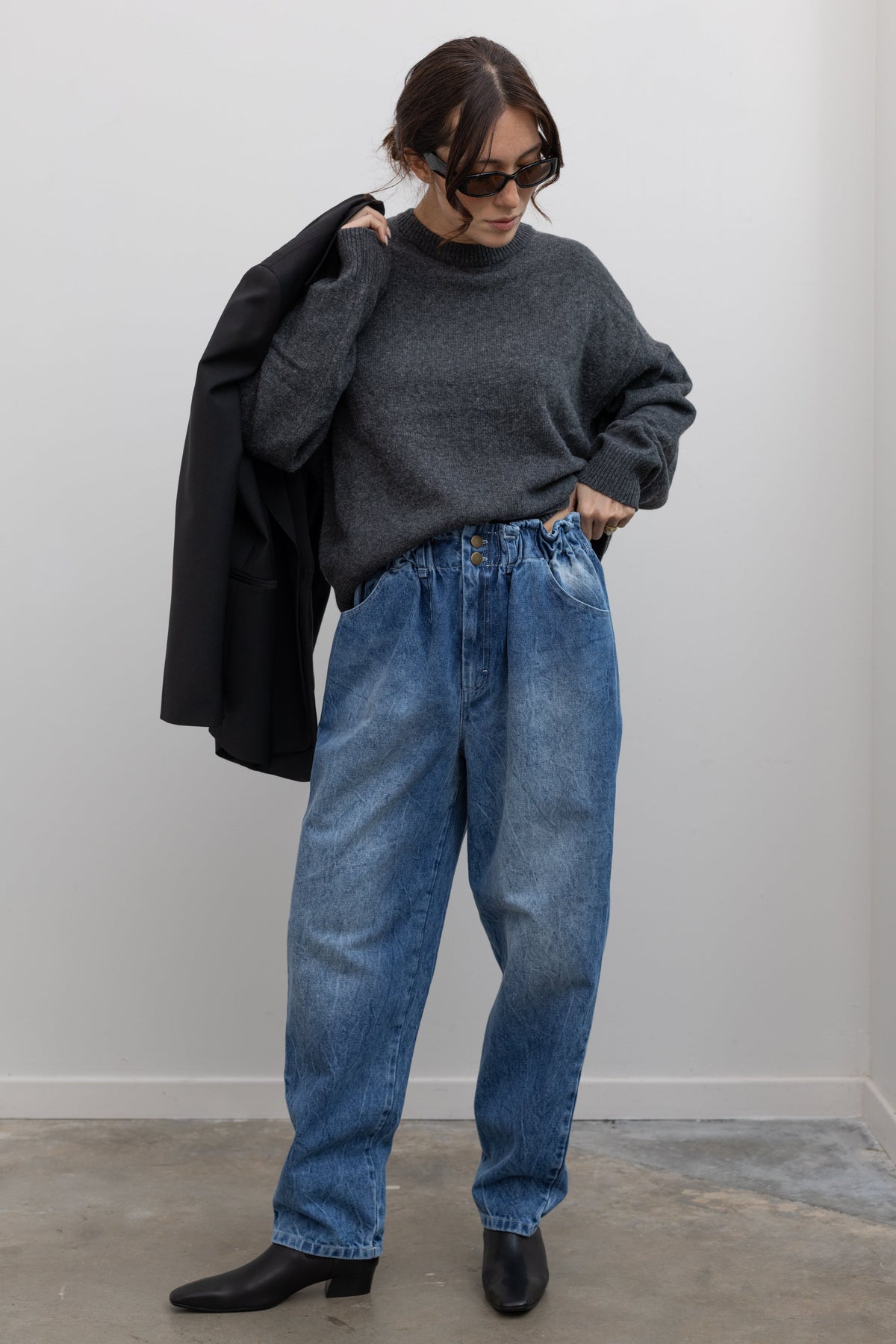 Stonewash Baggy Jeans
