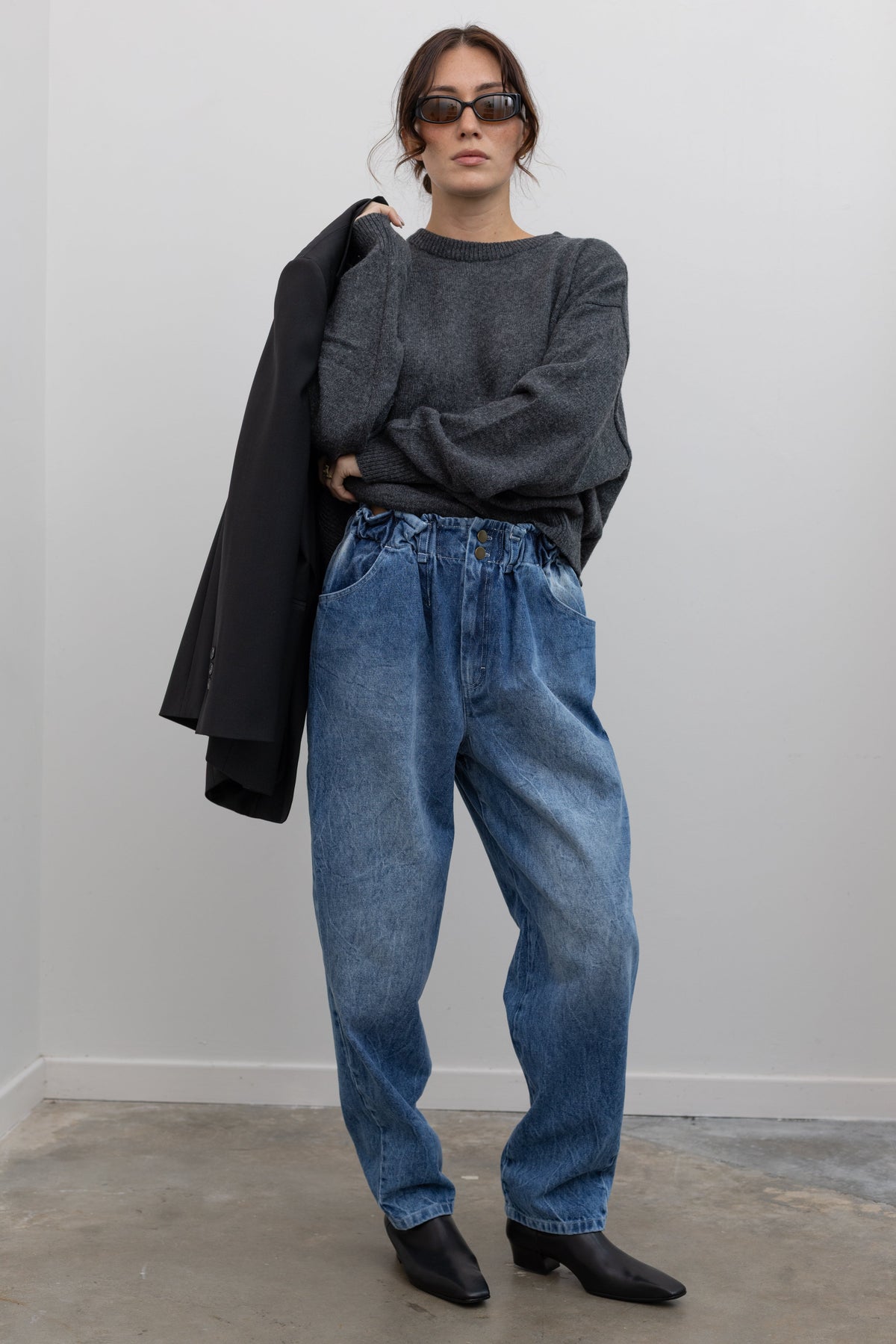 Stonewash Baggy Jeans