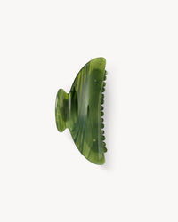 Midi Heirloom Hair Claw in Algae