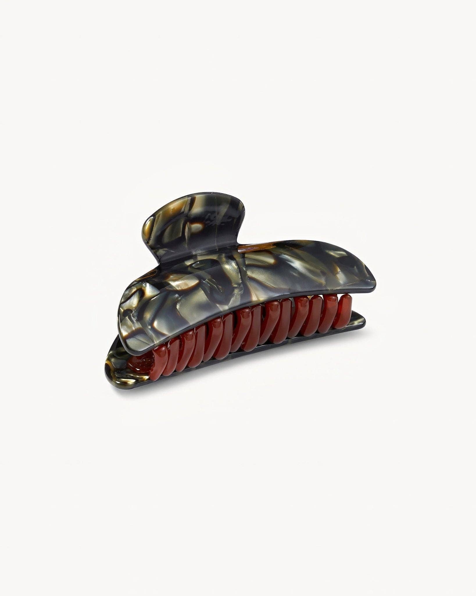 Alas Eius MACHETE Midnight Horn Midi Heirloom Claw Reinforced Hardware Hair Clip for All Hair Types at Alas Eius