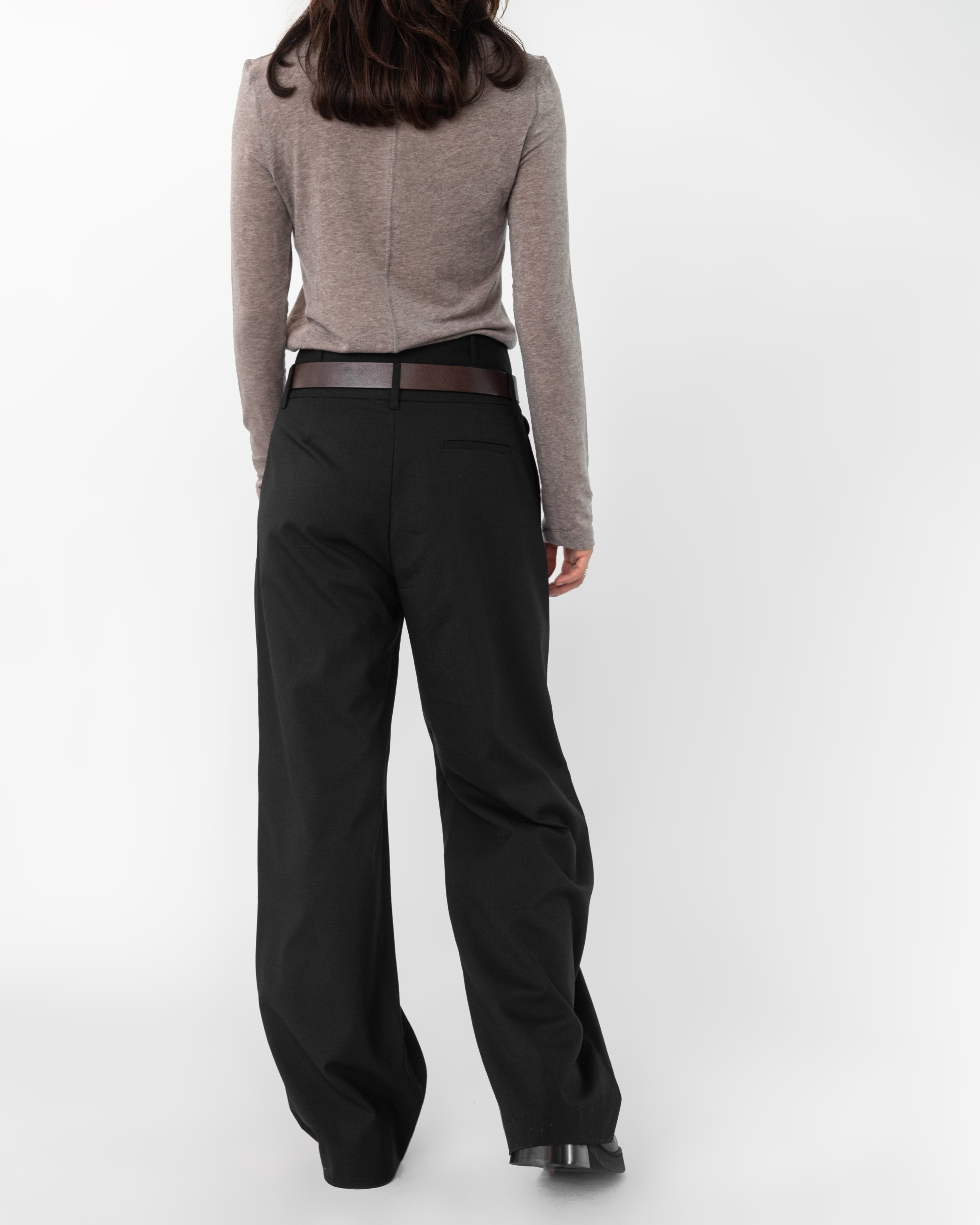 Double Waist Tailored Pants