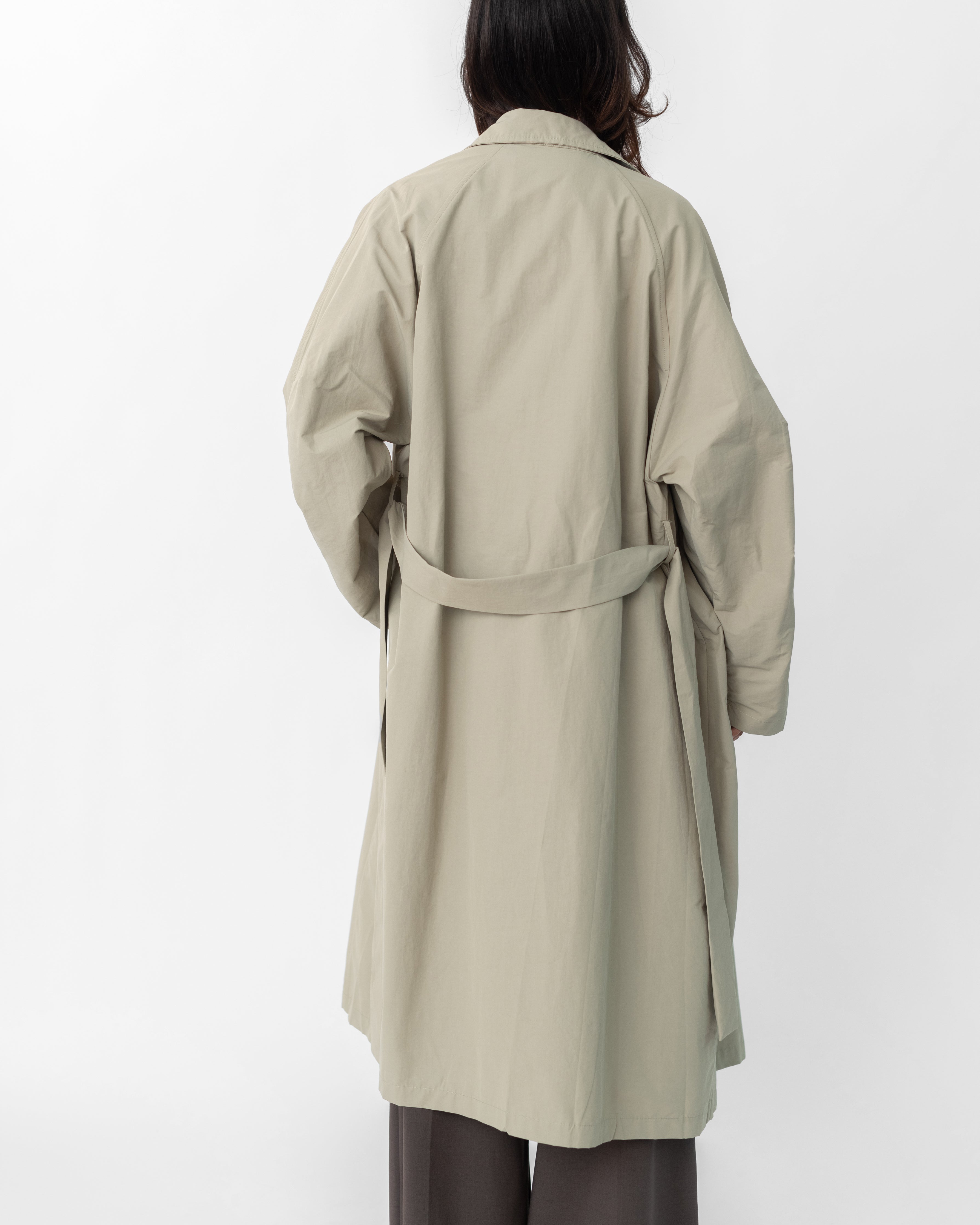 Double Collar Relaxed Trench Coat