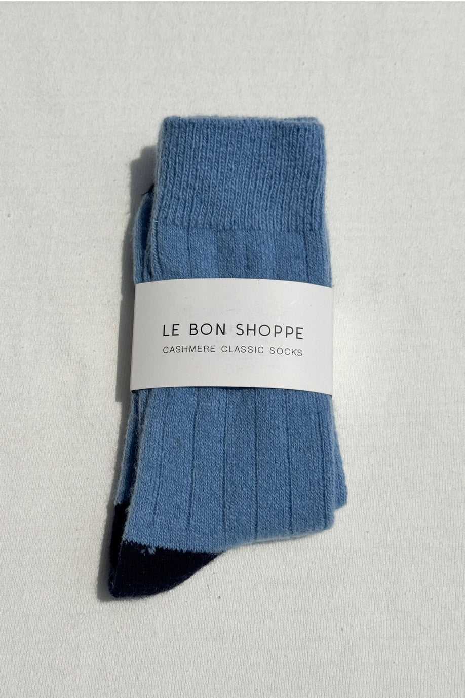 Blue Cashmere Wool Socks