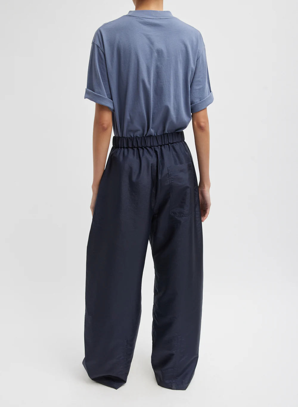 Navy Crispy Nylon Winslow Pant