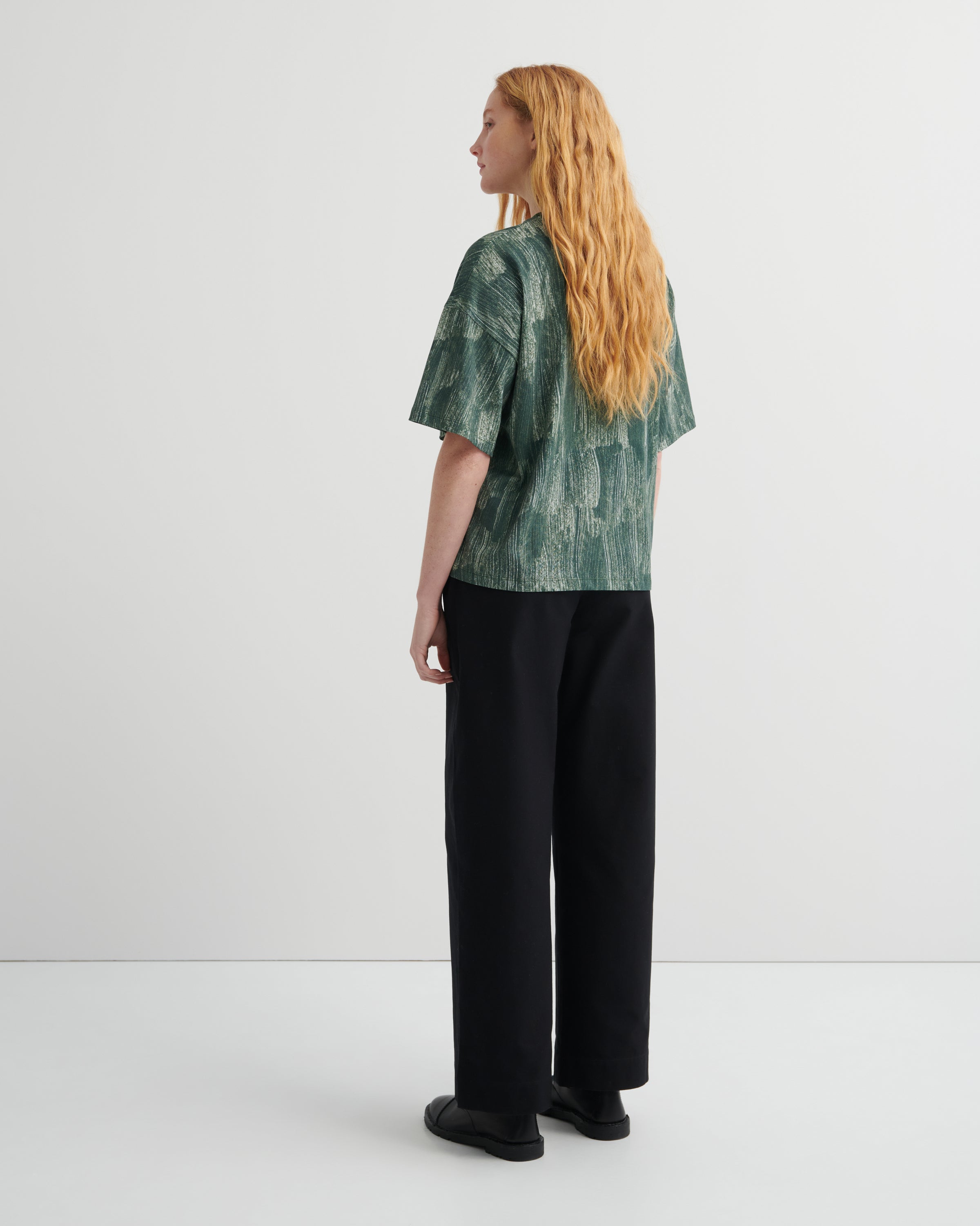 Brushstroke Oversized Printed Tee