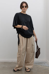 Black Tunnel Tie T-Shirt