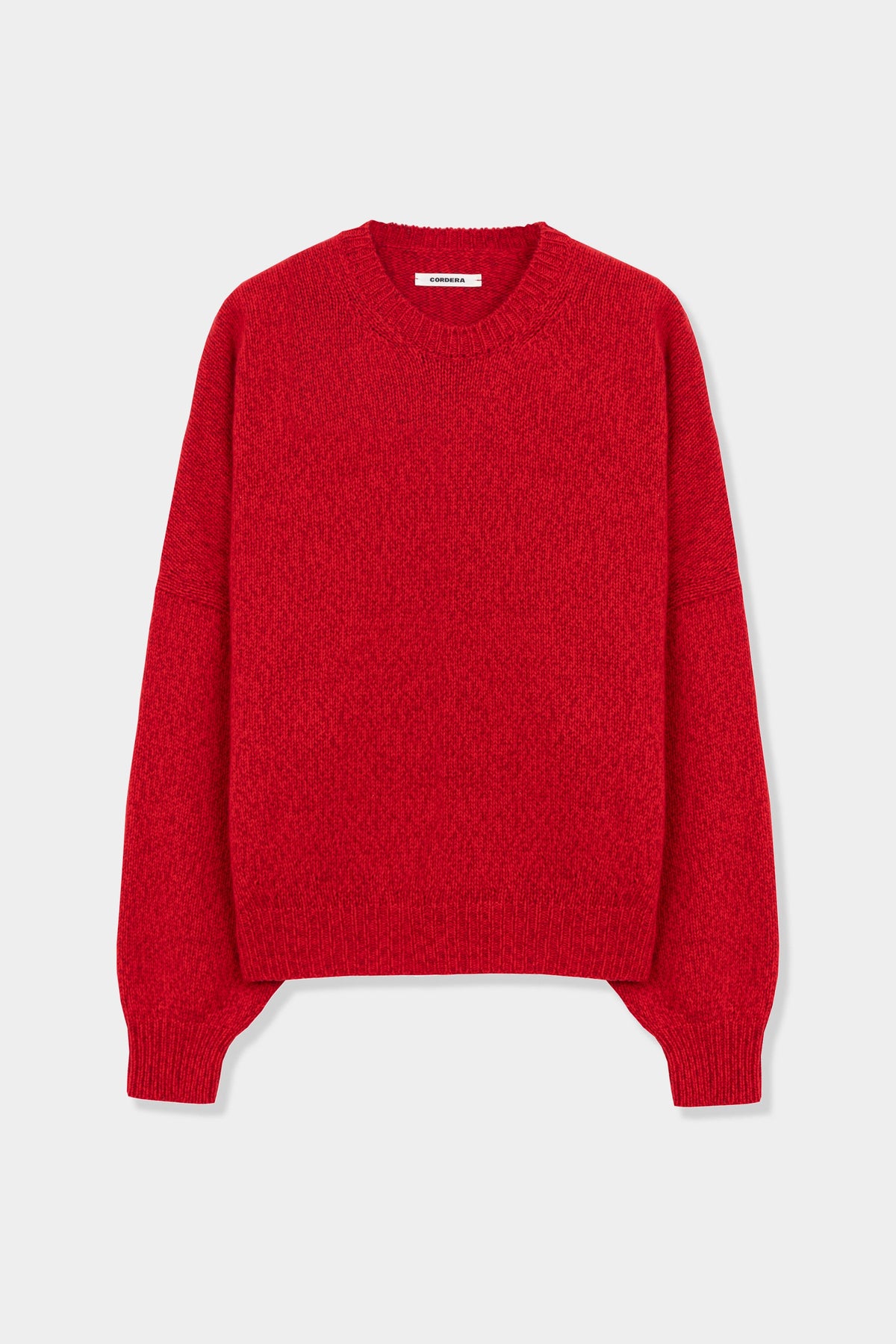 Red Merino and Cashmere Sweater