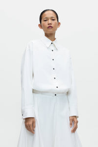 White Bomber Shirt