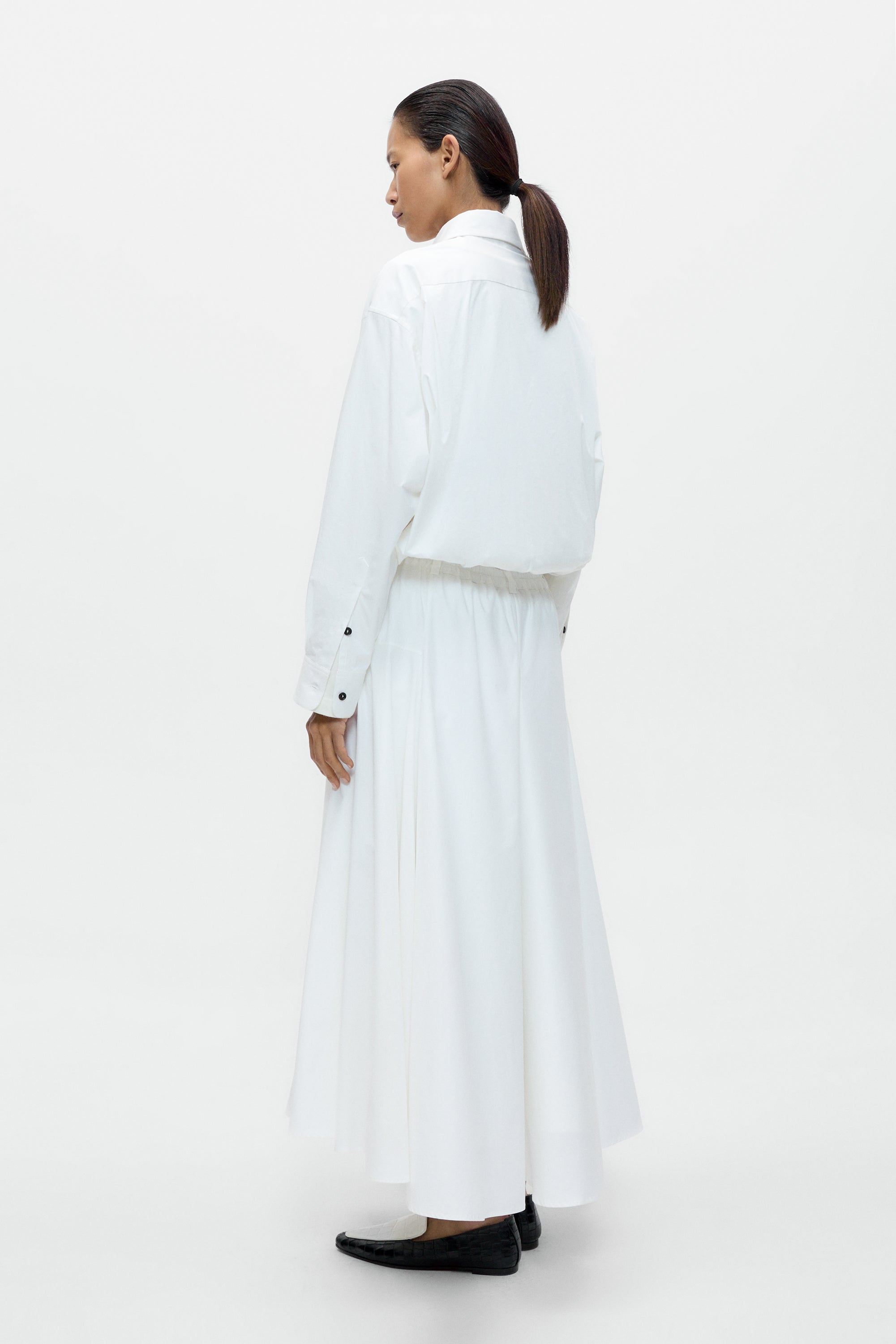 White Bomber Shirt