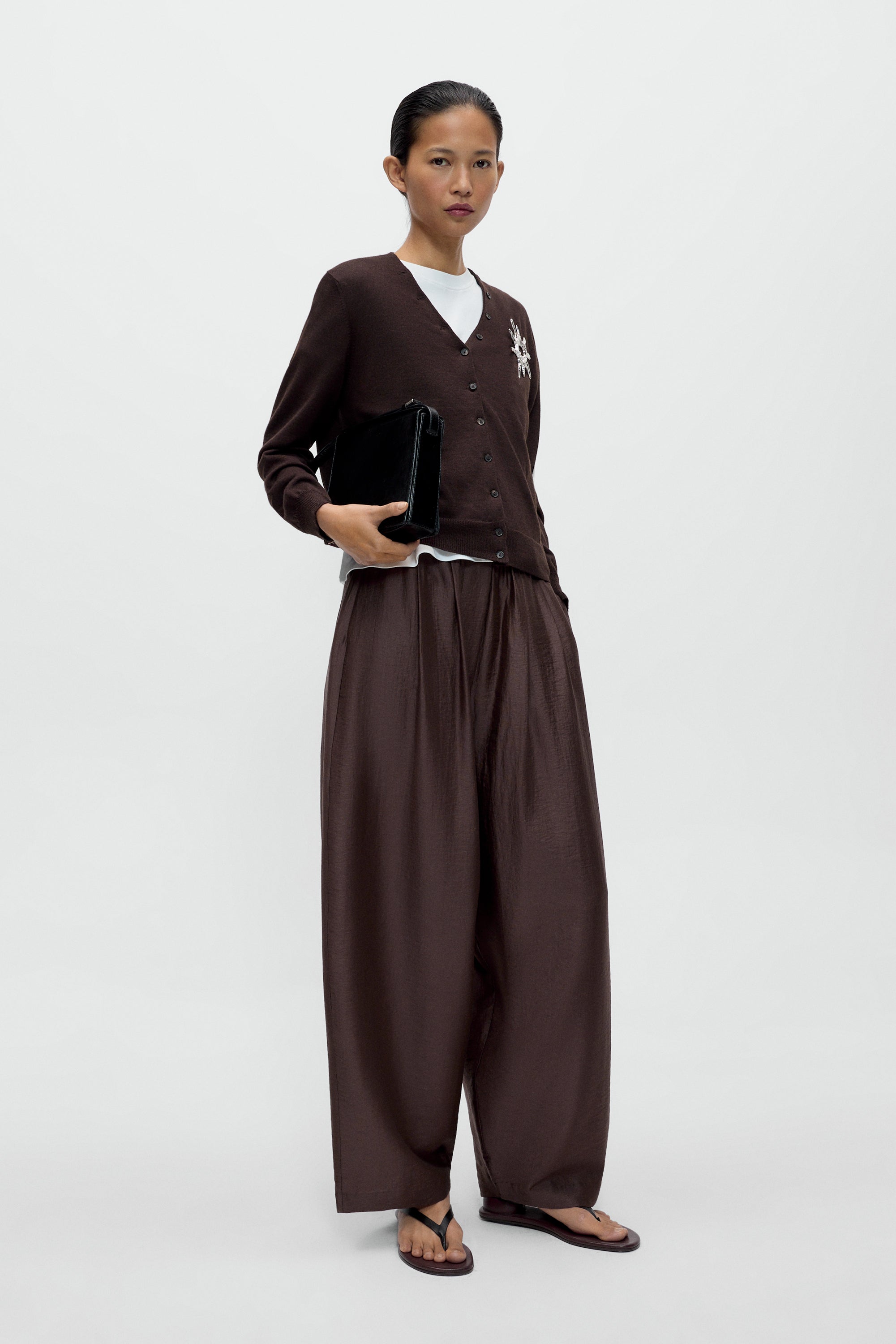 Brown Maxi Pants