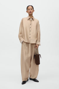 Beige Maxi Pants