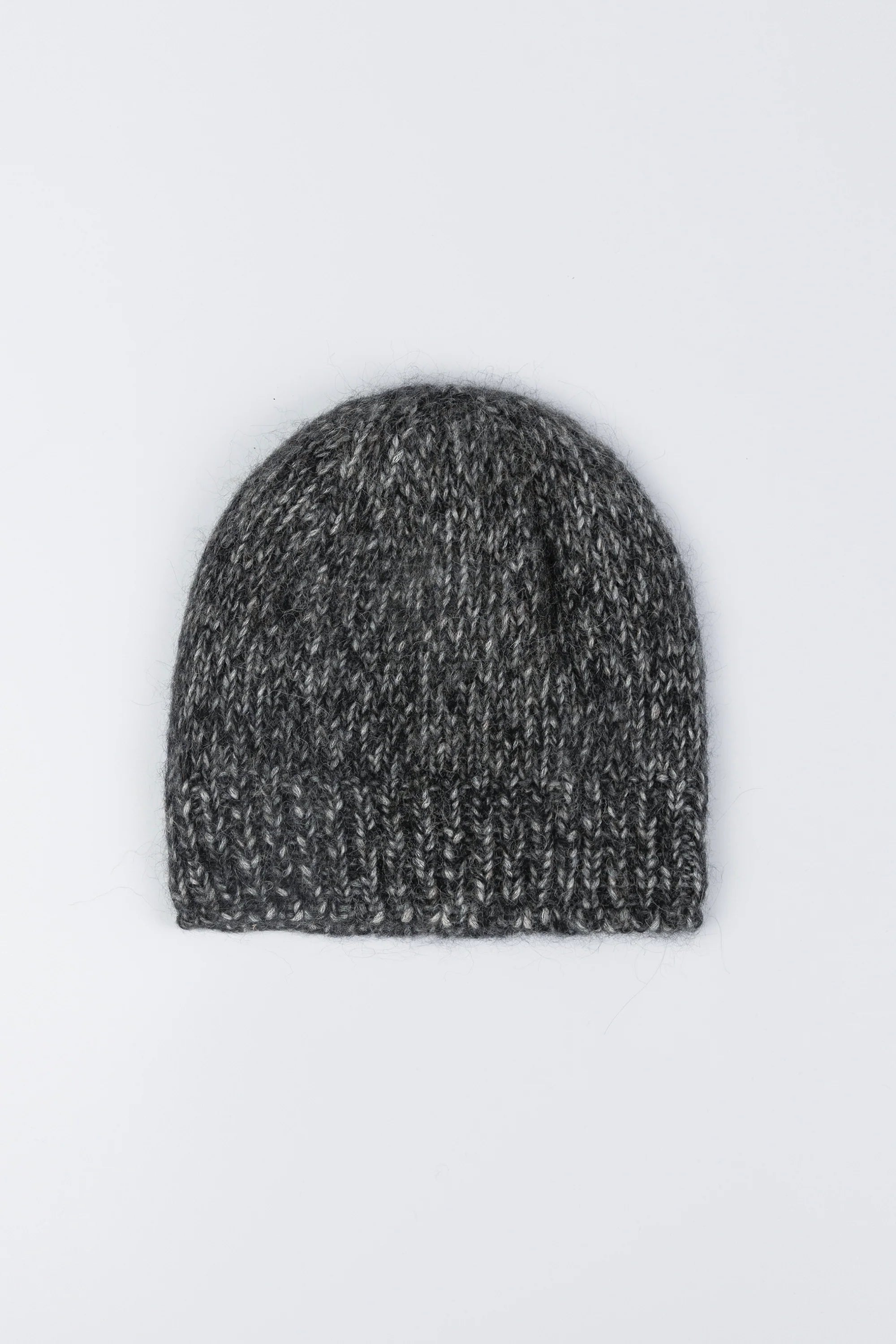 Black Melange Beanie
