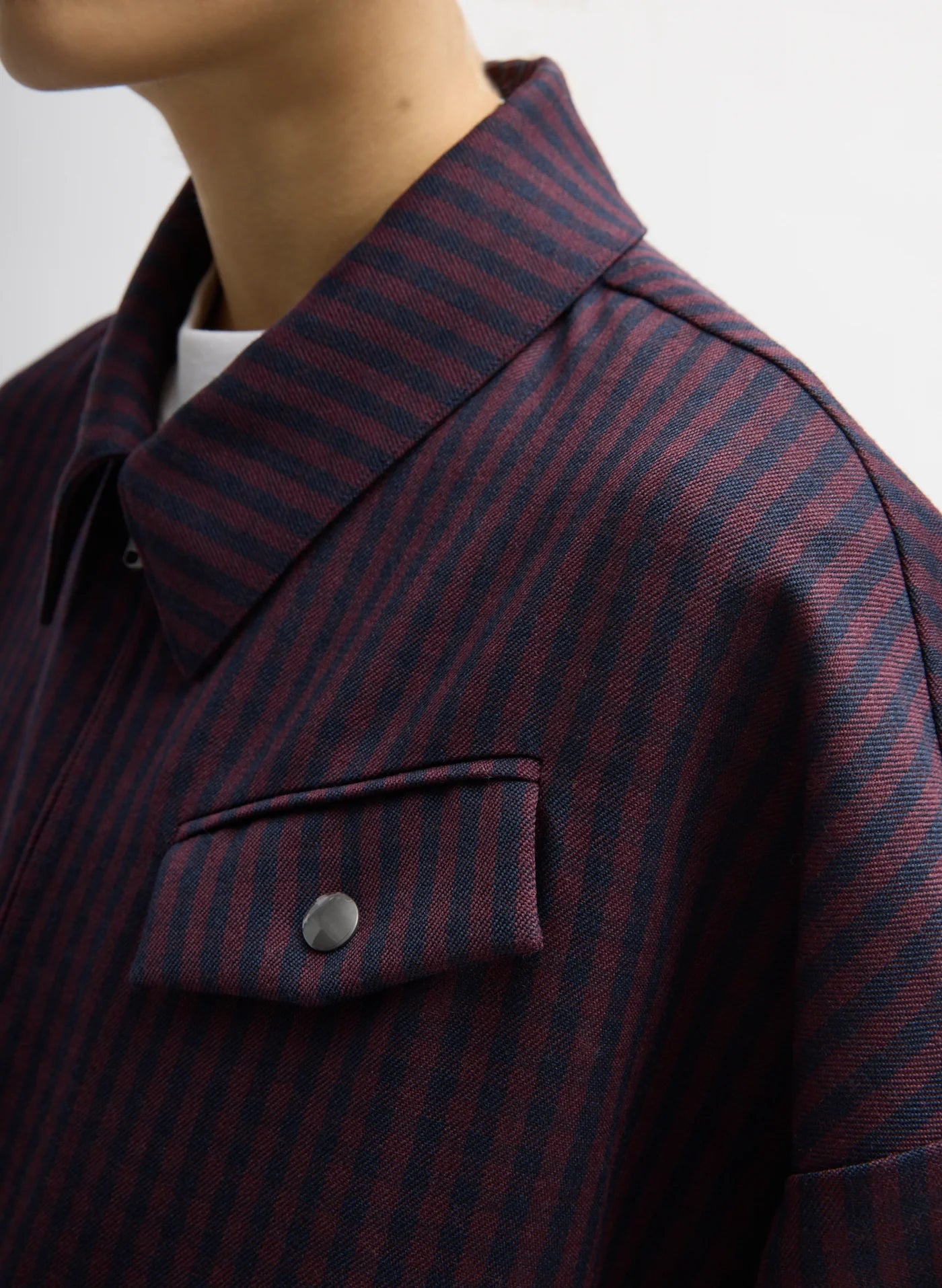 Jules Wool Gingham Bomber Jacket
