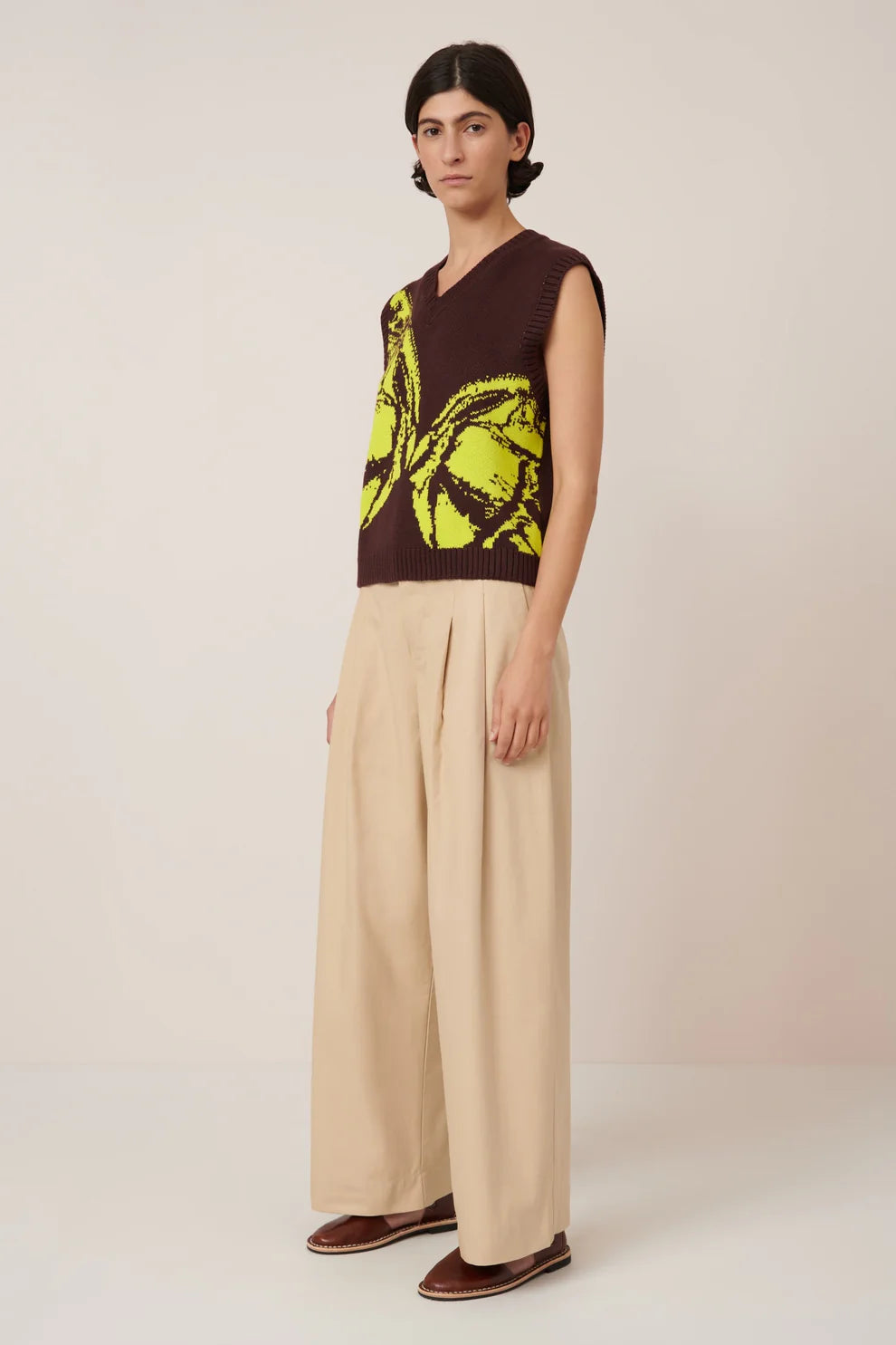 Mahogany Wingspand Knit Vest