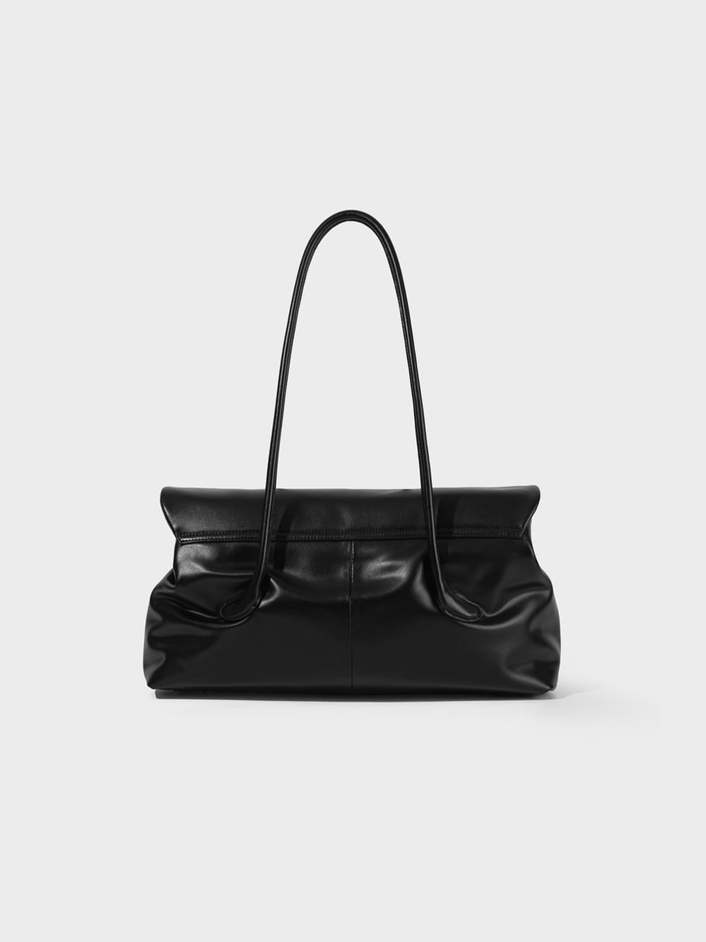 Low Classic Haricot mini bag in soft black cow leather at Alas Eius