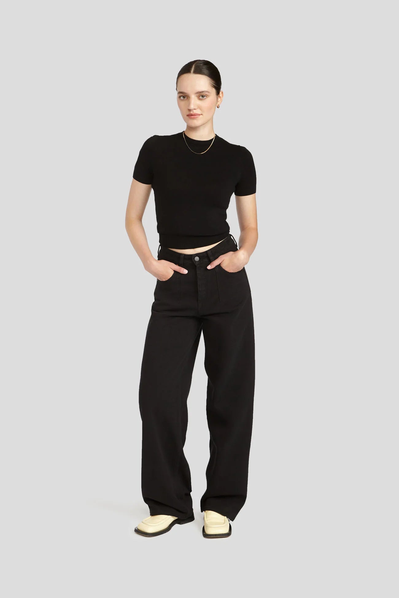 Noel Black High Rise Jeans