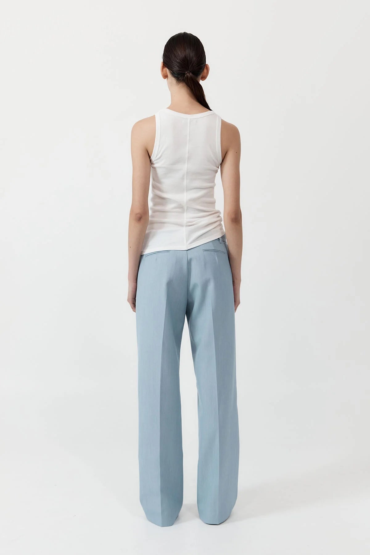 Stone Blue Carter Tailored Trouser