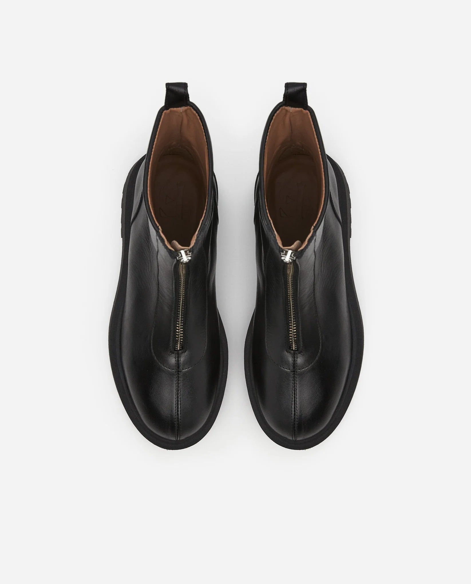 Alma Black Leather Boots