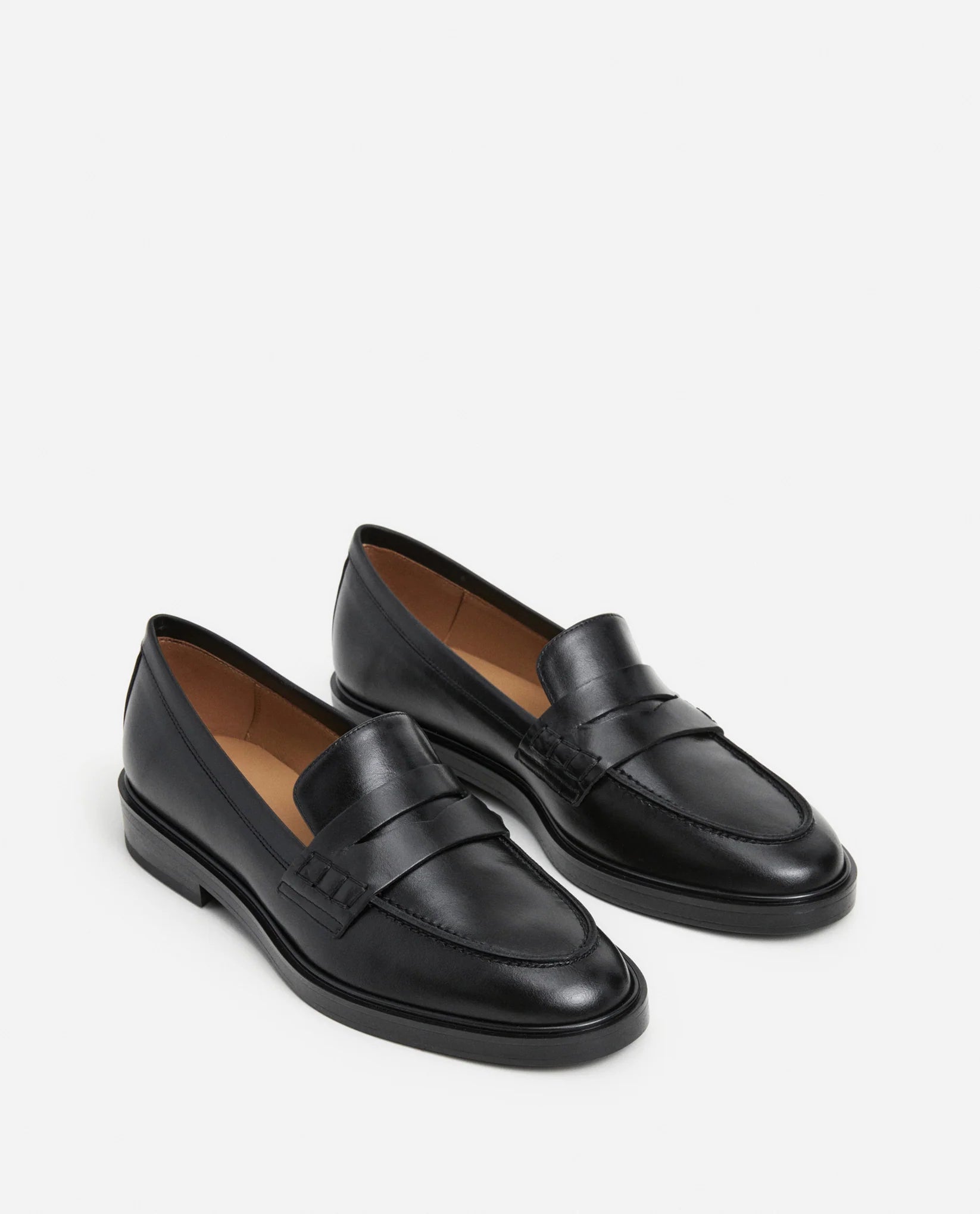 Black Sara Leather Loafer