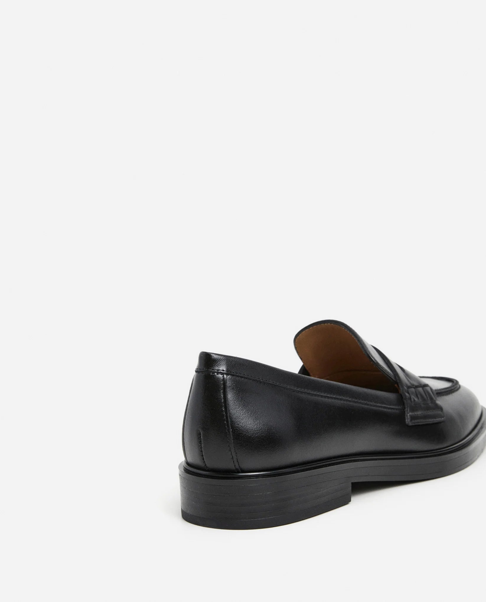 Black Sara Leather Loafer
