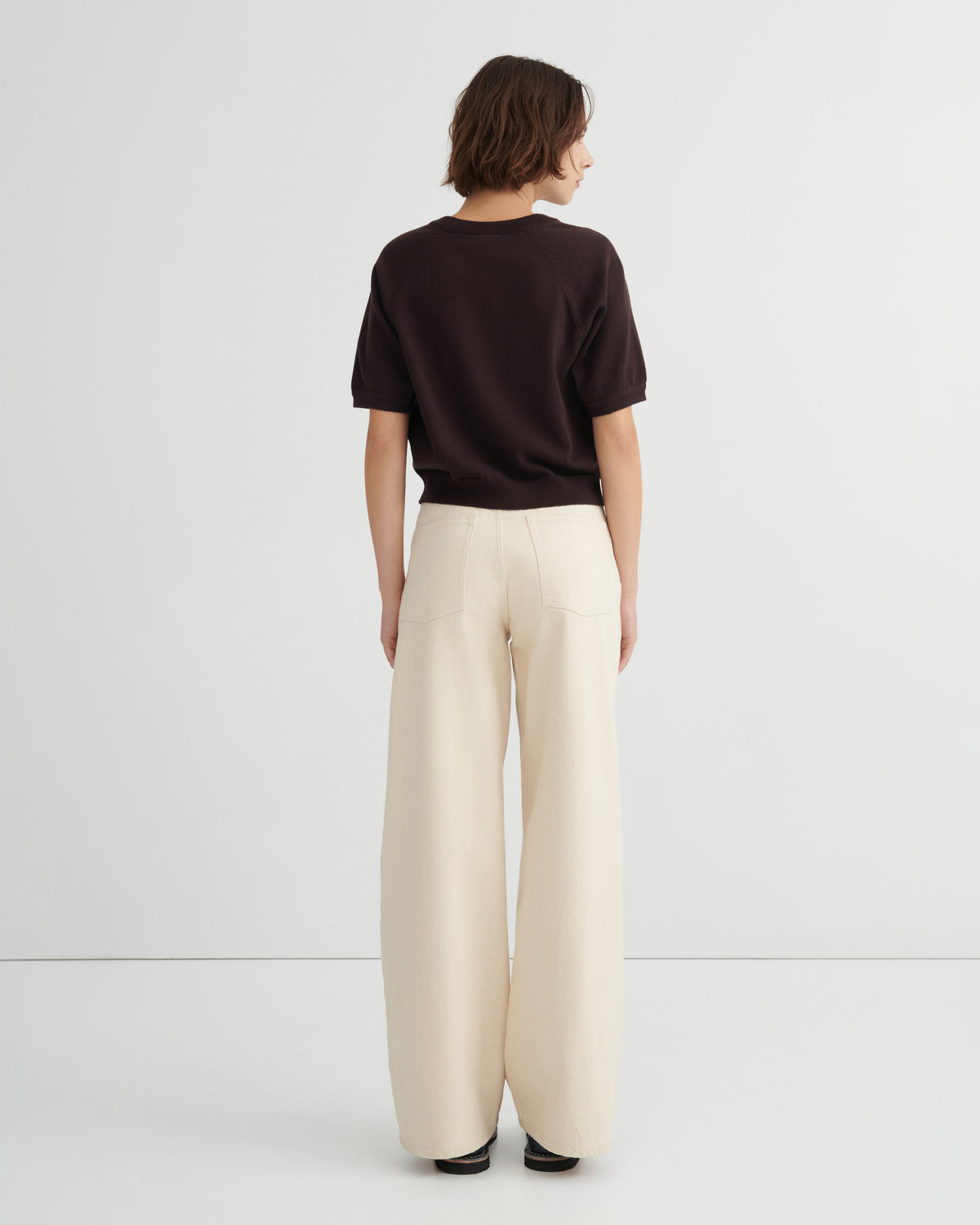 Sable Shoreline Knitted Tee