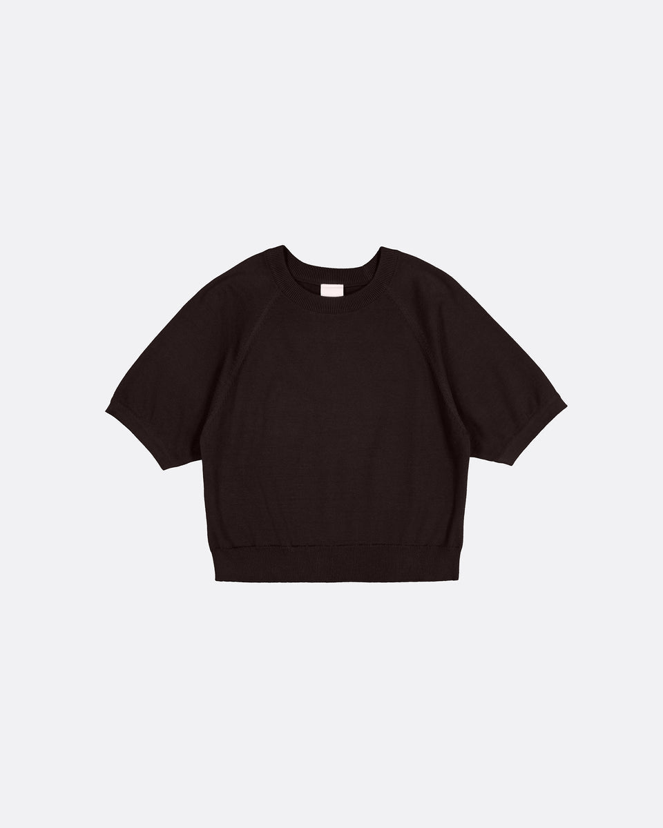 Sable Shoreline Knitted Tee