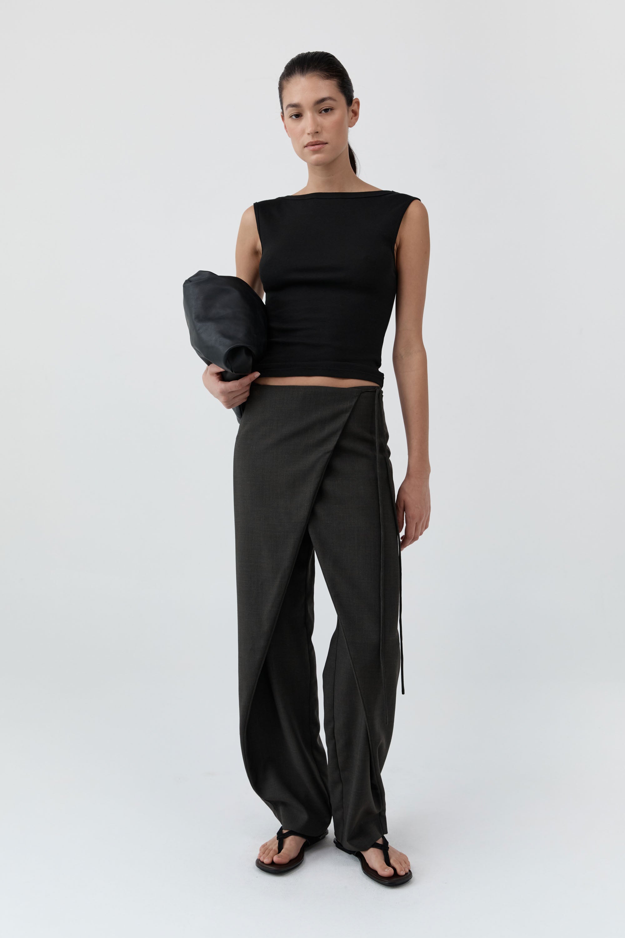 St. Agni Modern Wool Blend Pants Refined Everyday Women's Fashion at Alas Eius