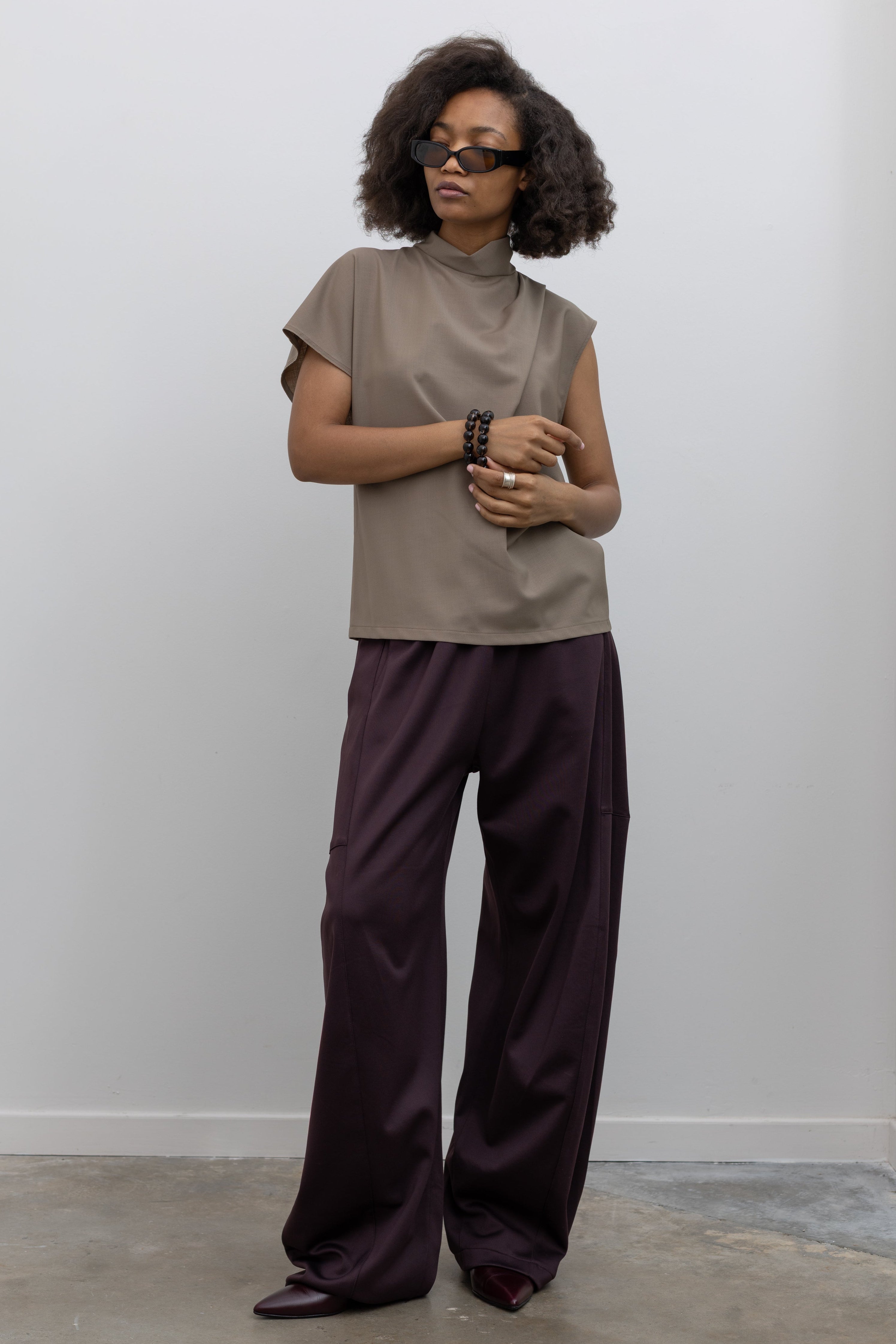 tibi Active Knit Winslow wide-leg pants at alas eius
