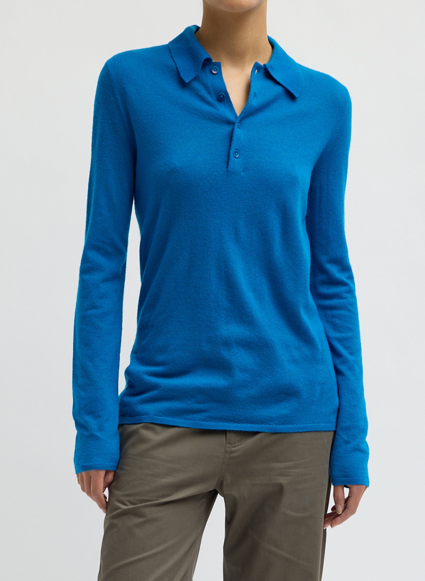 Tibi Australian Wool Mercerized Knit Top with refined minimalist design, luxury contemporary women's knitwear at Alas Eius