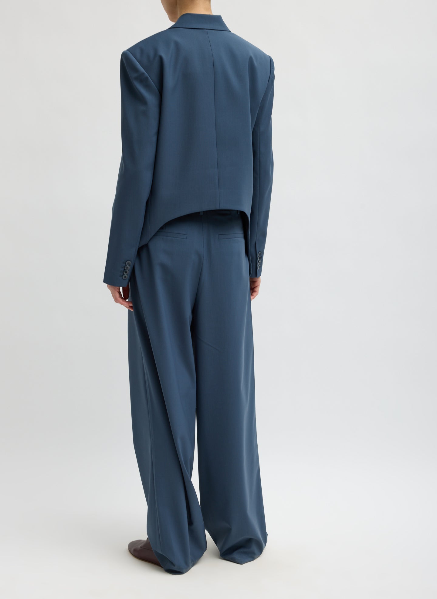 Tibi Tropical Wool Dennis Cutout Blazer featuring sculptural tailoring and statement cutout design, luxury women's fashion at Alas Eius