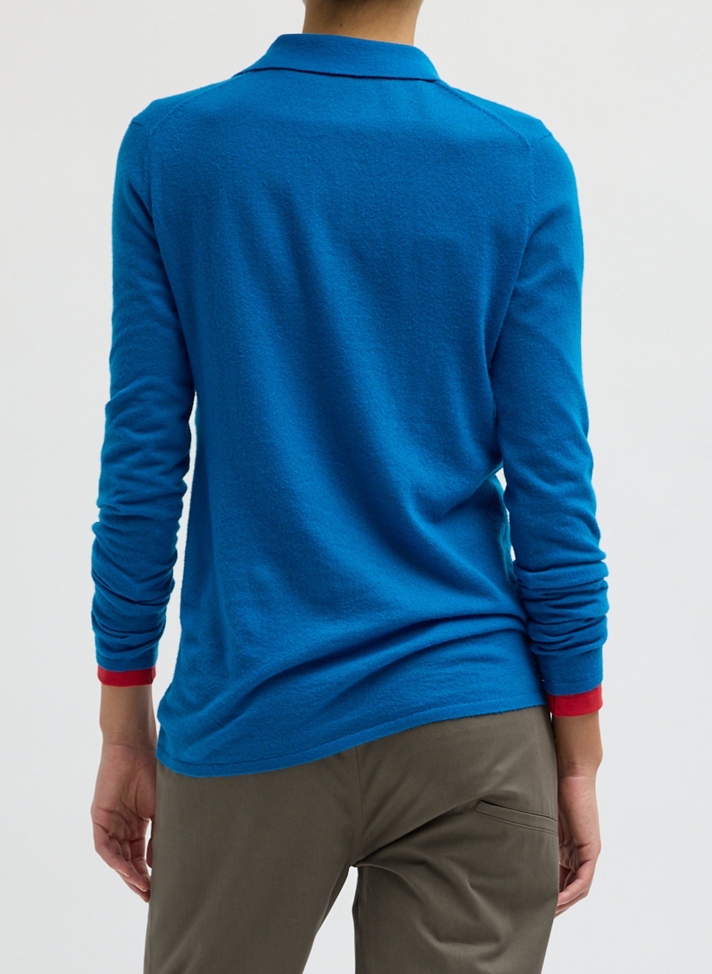 Tibi Fine Gauge Australian Wool Sweater offering timeless versatility and modern designer style at Alas Eius