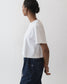 White Relaxed Cropped T-Shirt